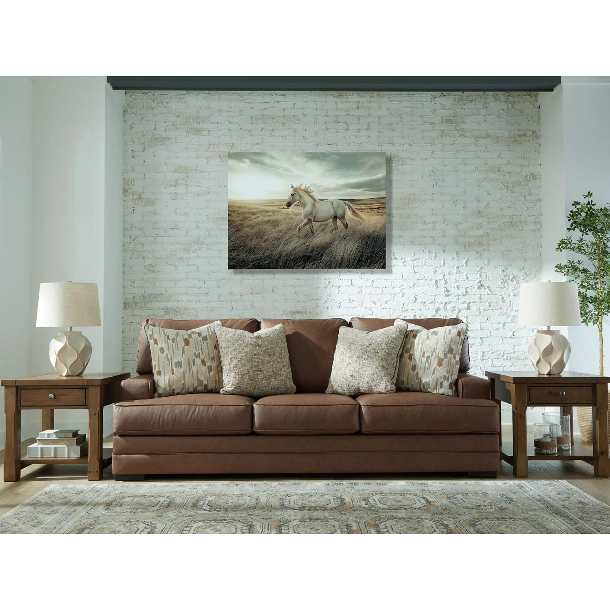 VillaCourt Sofa - Caramel - Image 3