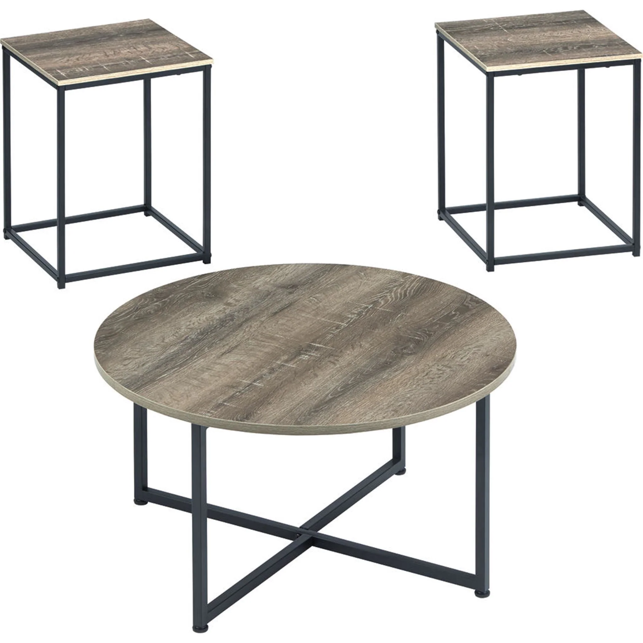 Wadeworth 3 Pack Tables - Two-tone - Image 7