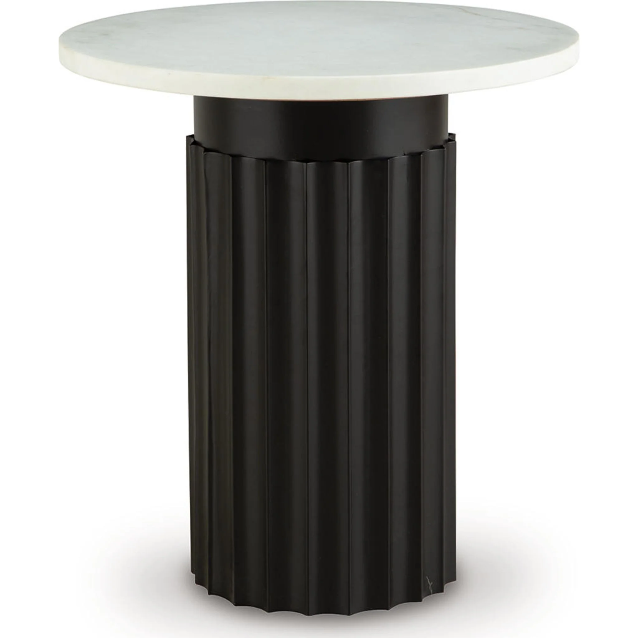 Wainstone Accent Table - Black/White - Image 5