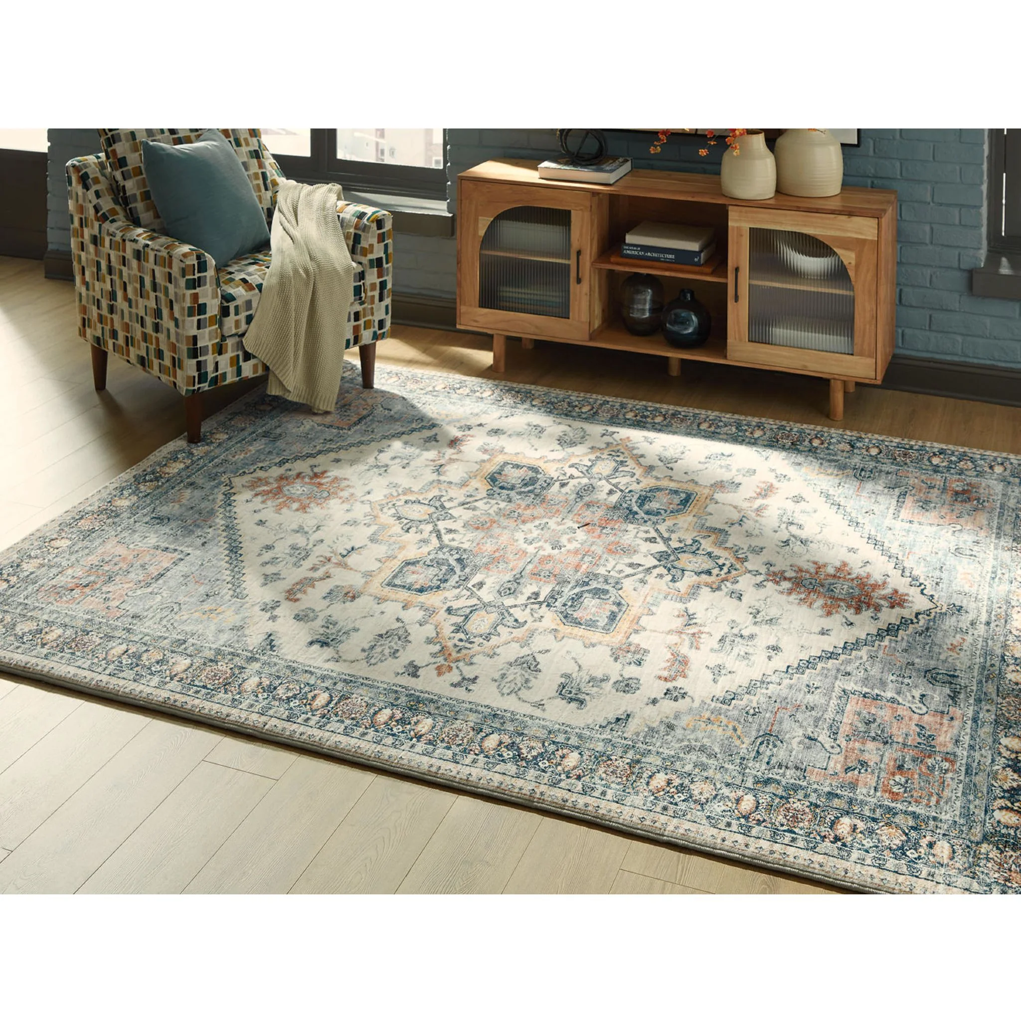 Wallney Area Rug - Image 8
