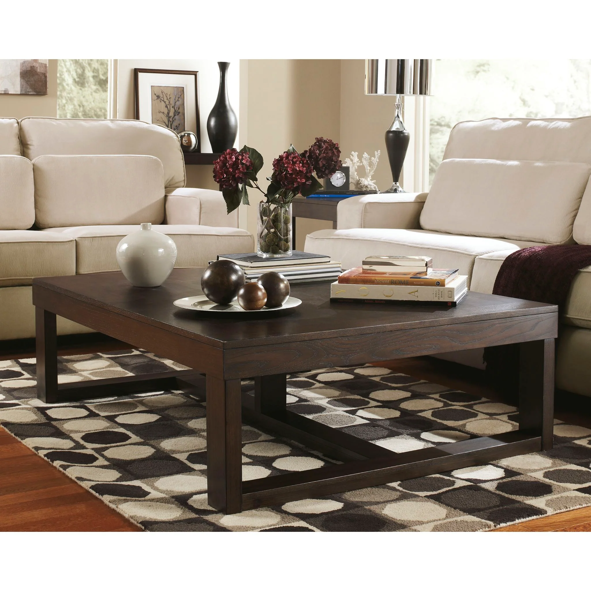 Watson Coffee Table - Dark Brown - Image 2