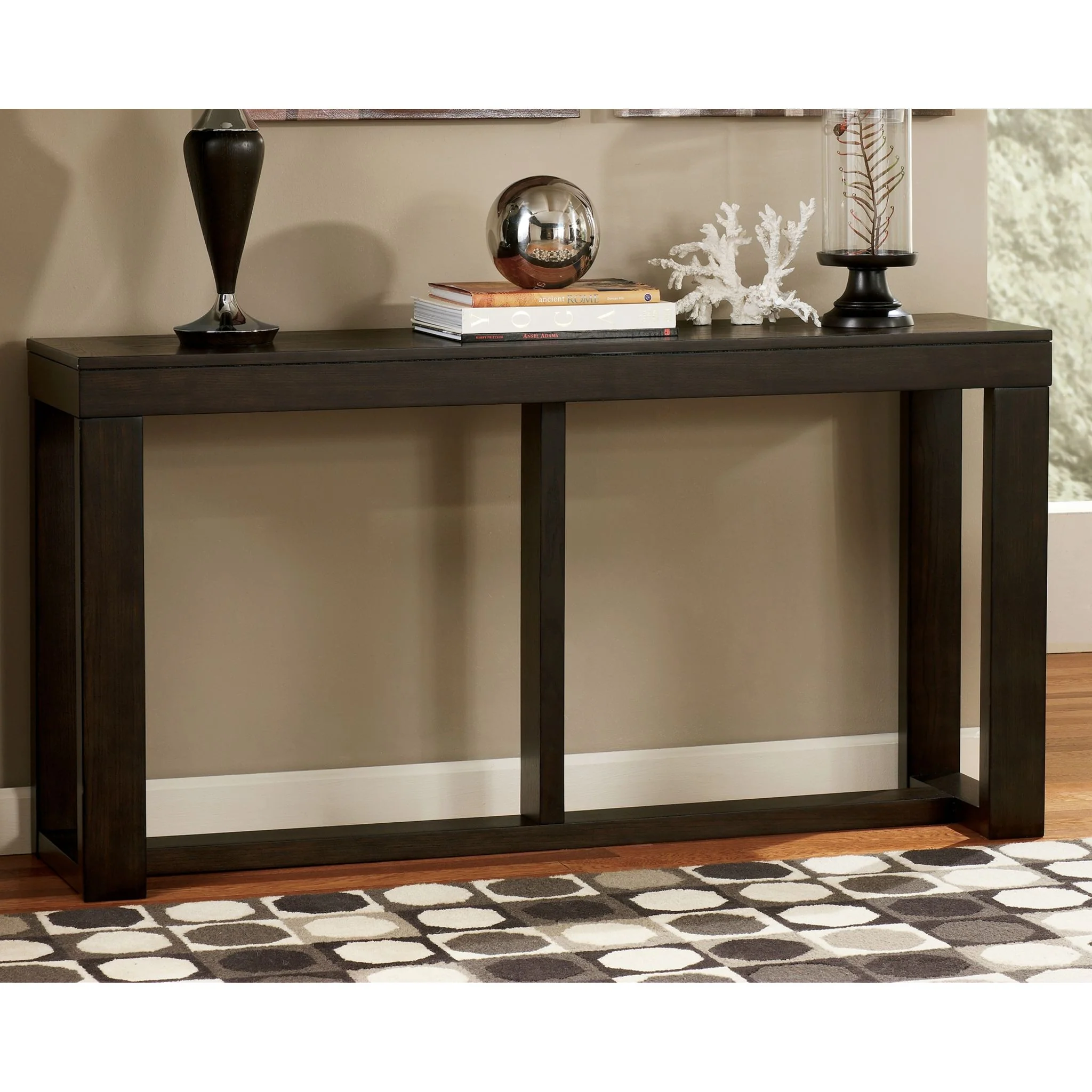 Watson Sofa Table - Dark Brown - Image 2