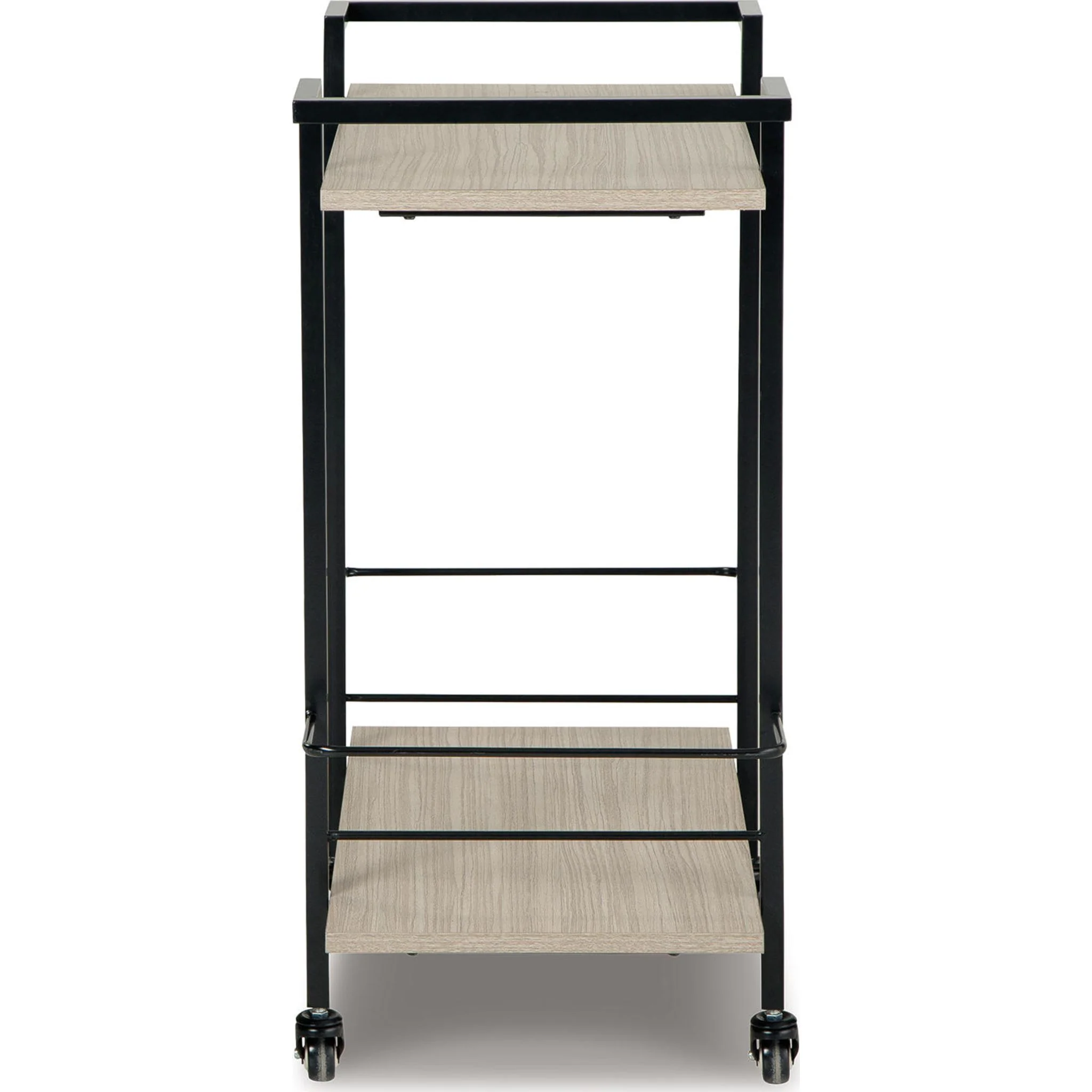 Waylowe Bar Cart - Brown/Black - Image 10