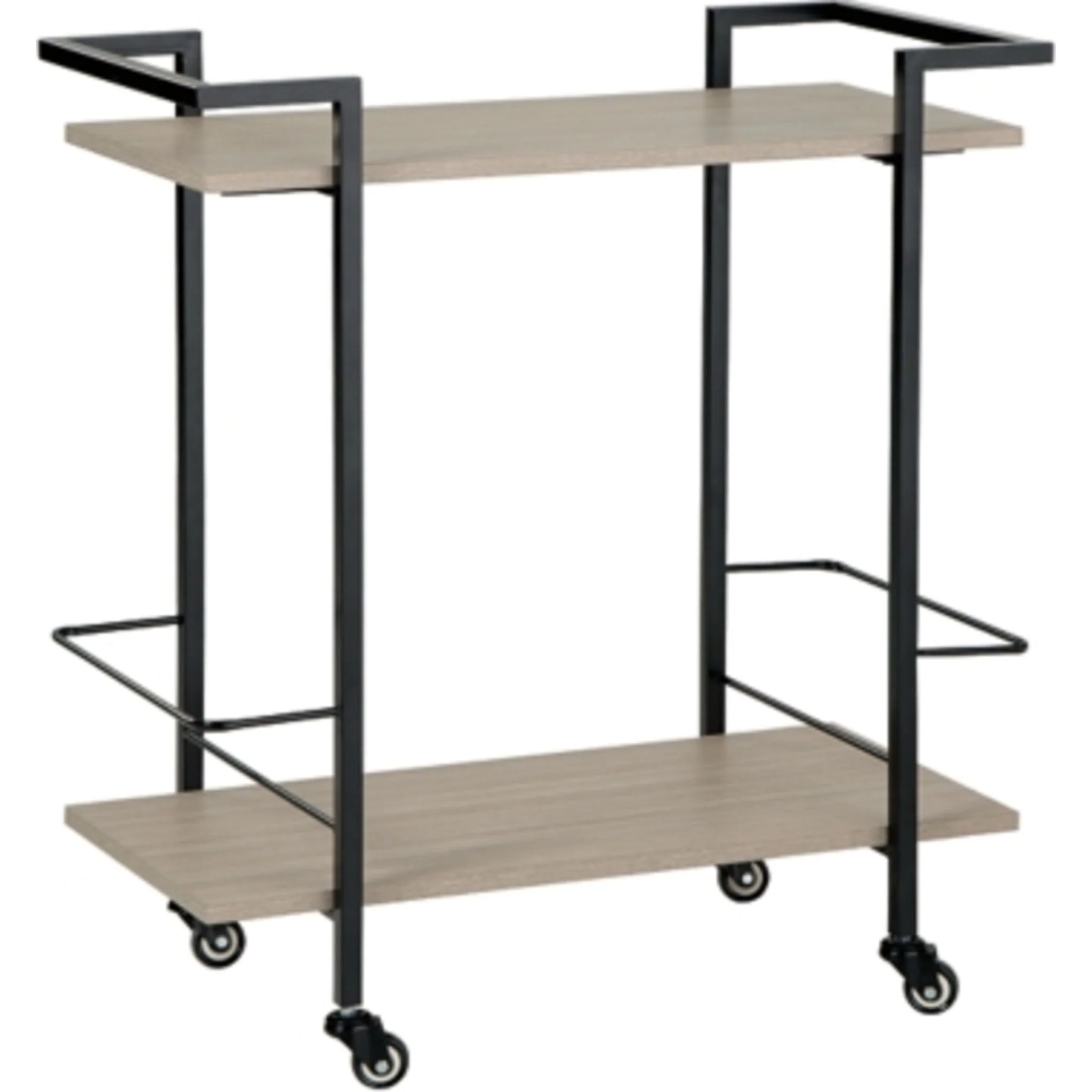 Waylowe Bar Cart - Brown/Black - Image 6