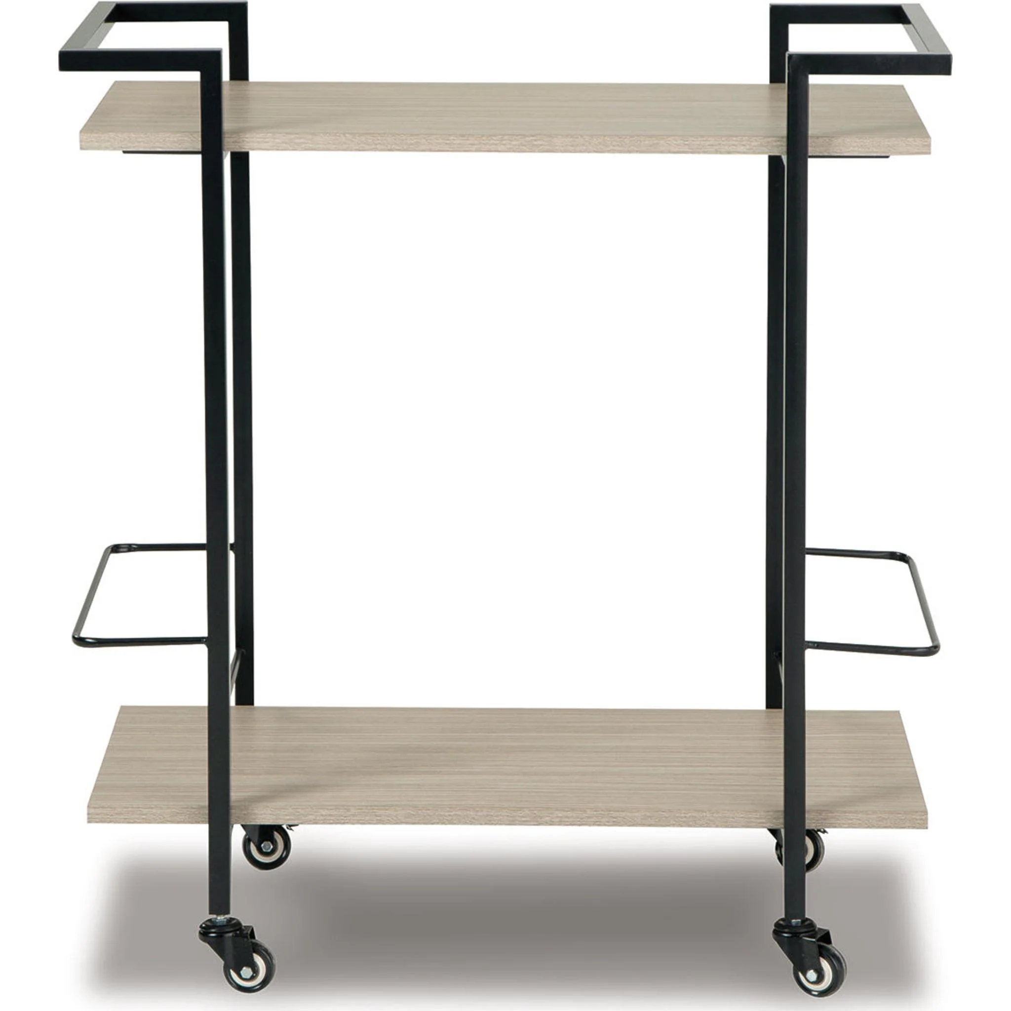Waylowe Bar Cart - Brown/Black - Image 9