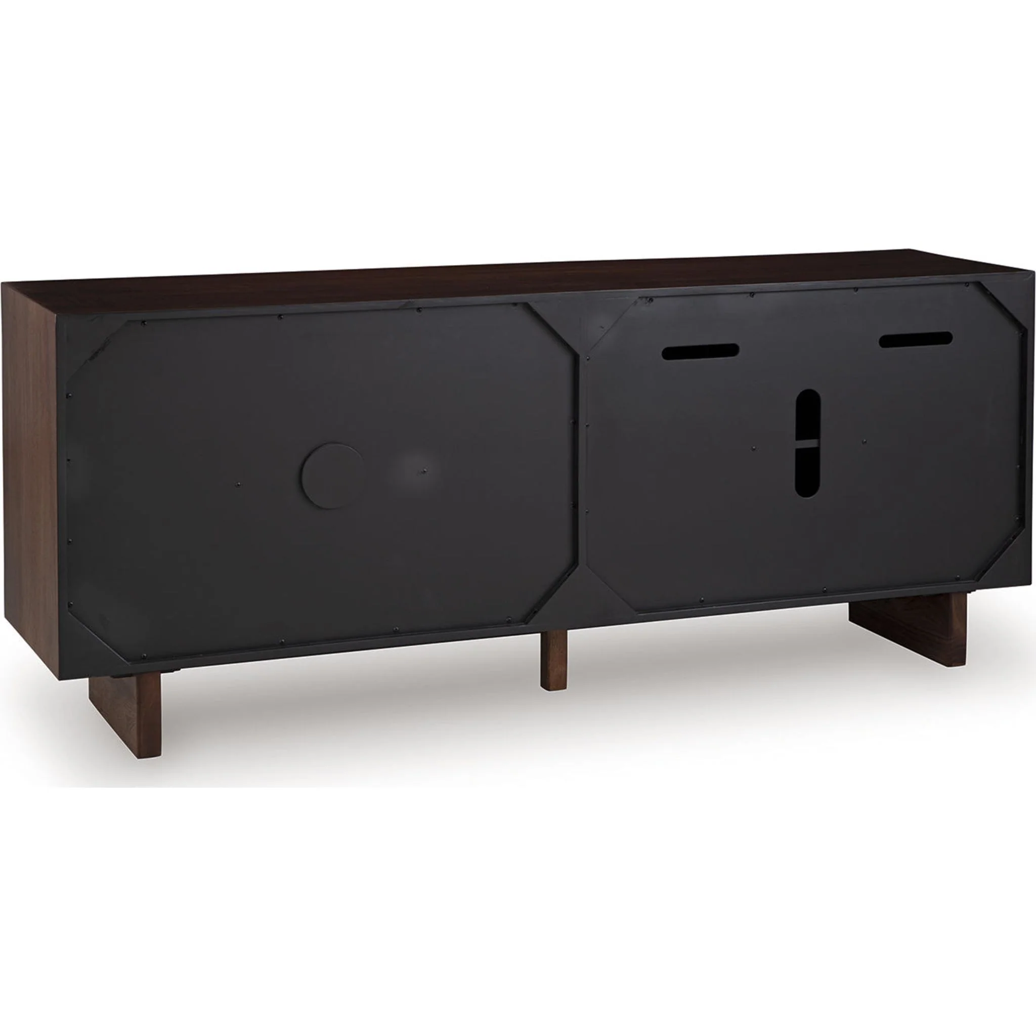 Welby Accent Cabinet - Brown/Charcoal - Image 6