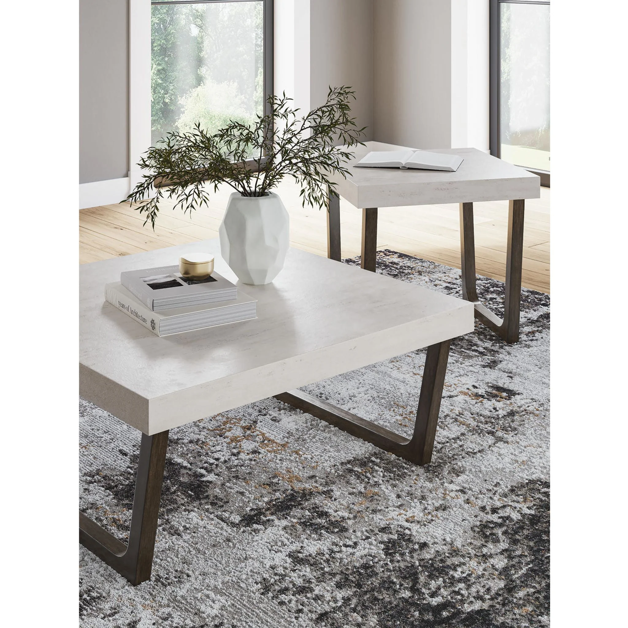 Westenfort 2 Pack Tables - Espresso/Gray - Image 16