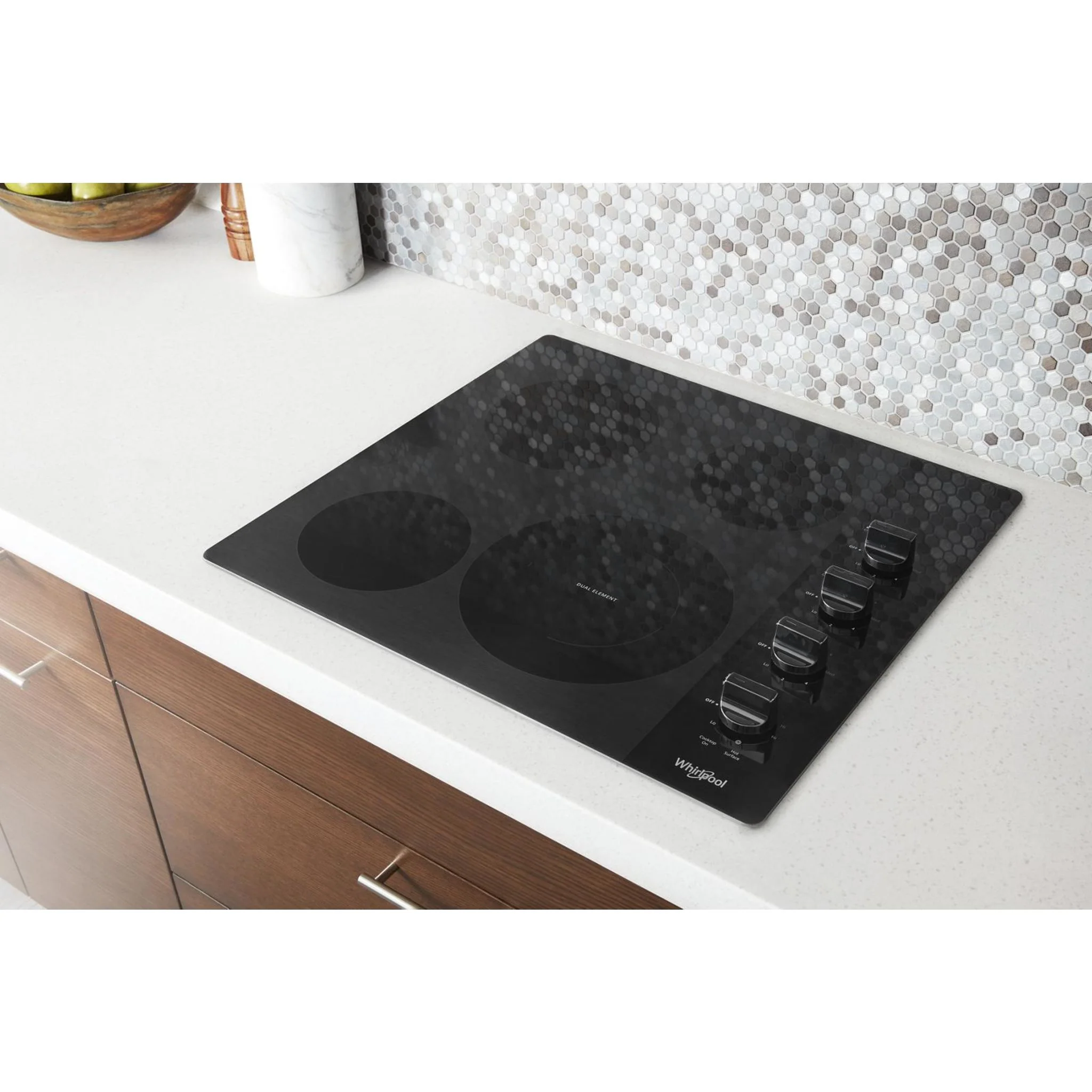 Whirlpool 24-inch Compact Electric Ceramic Glass Cooktop -Black (WCE55US4HB) - Image 9