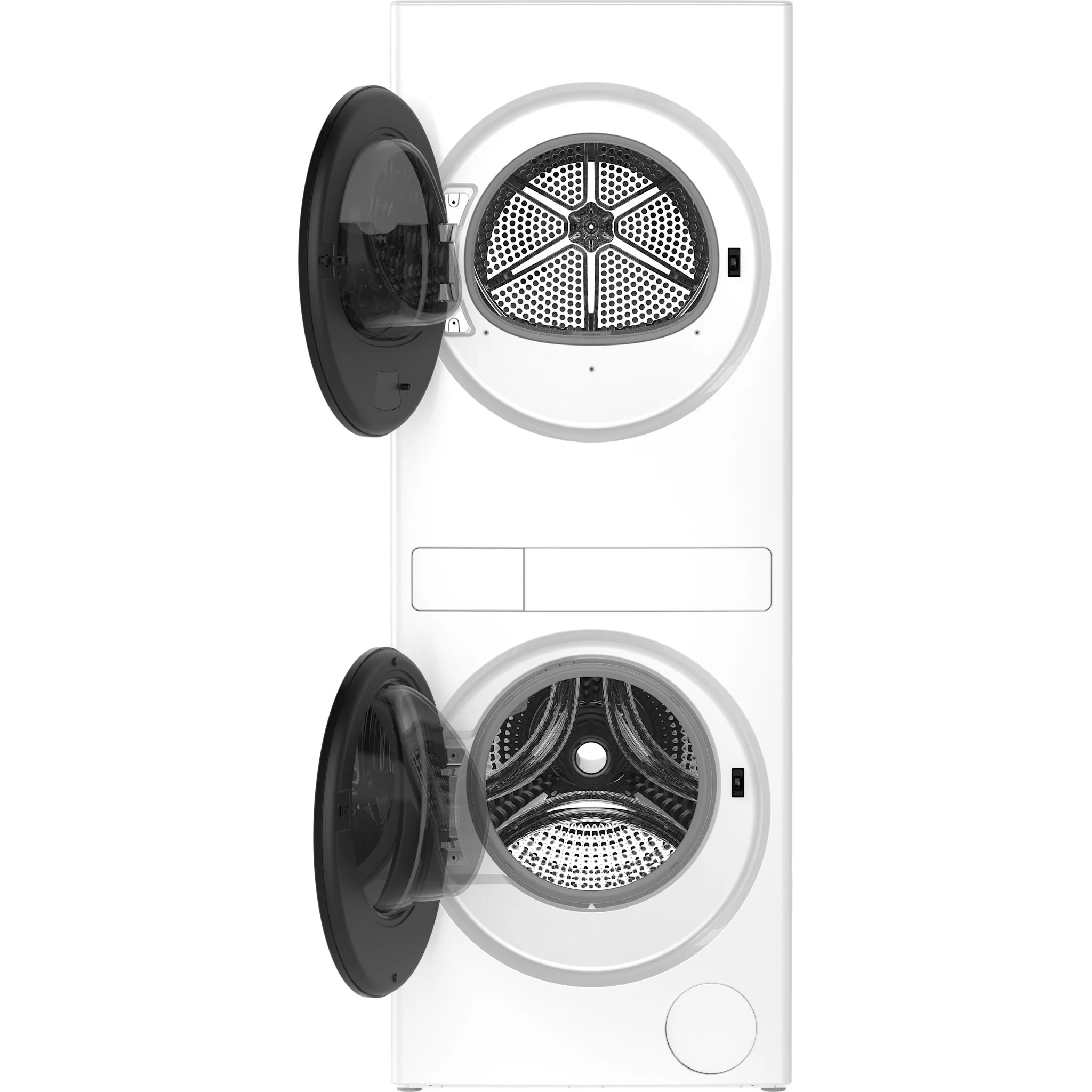 Whirlpool 24-in Compact ENERGY STAR Ventless Heat Pump Laundry Tower, 3.2 cu. ft. Washer & 4.3 cu. ft. Electric Dryer - White (YWFH5424SW) - Image 4