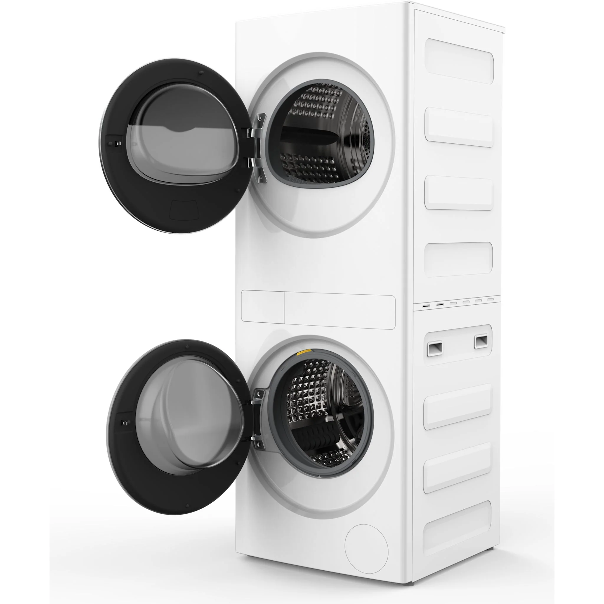 Whirlpool 24-in Compact ENERGY STAR Ventless Heat Pump Laundry Tower, 3.2 cu. ft. Washer & 4.3 cu. ft. Electric Dryer - White (YWFH5424SW) - Image 5