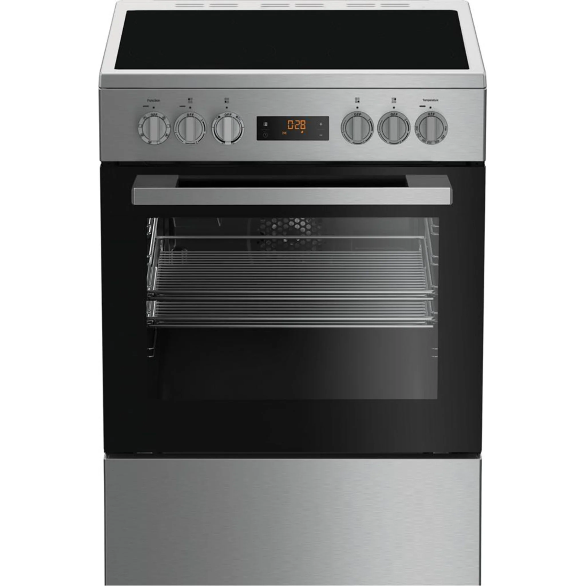 Whirlpool 24-Inch Freestanding Electric Range with Air Fry - Stainless Steel (YUFE50M4SS)