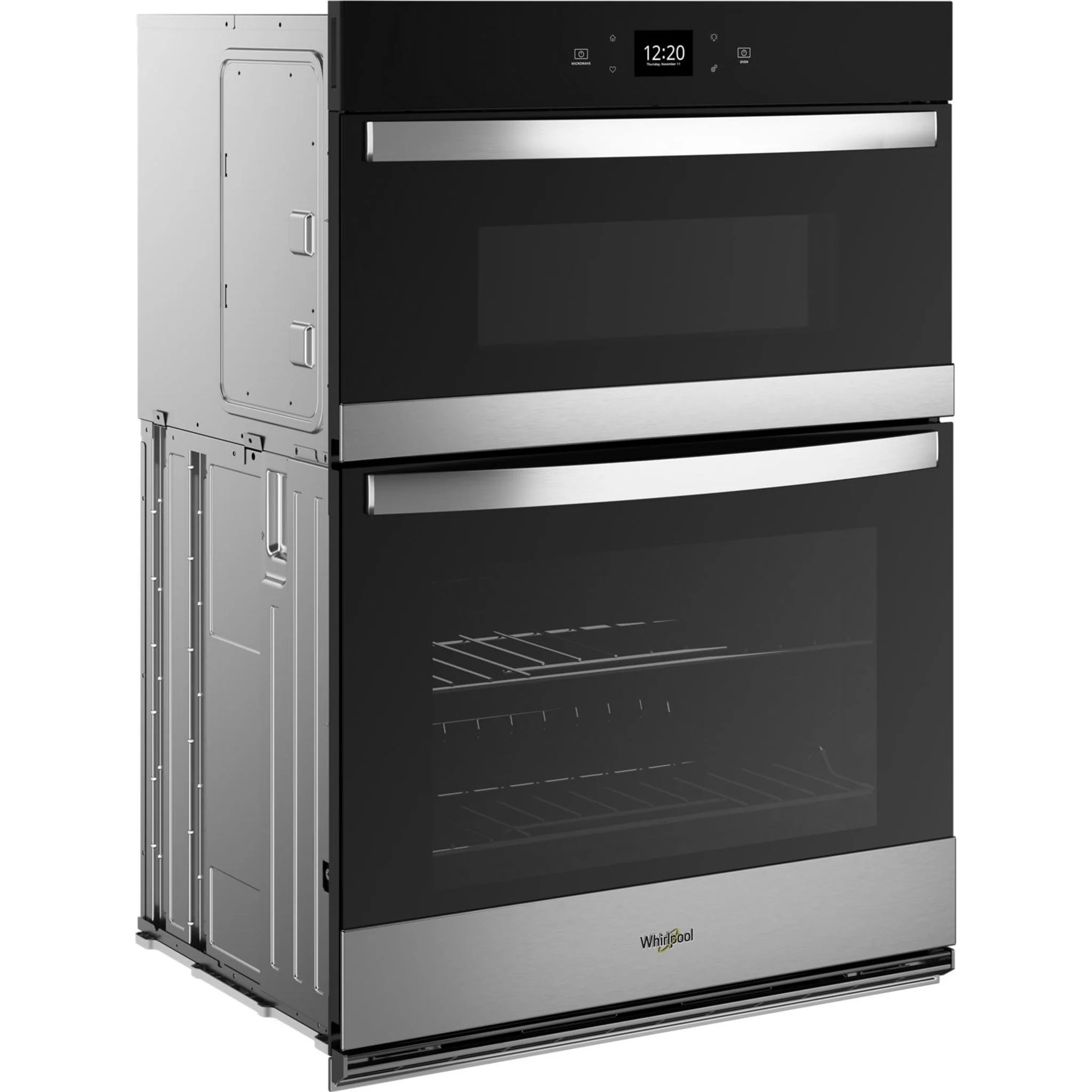 Whirlpool 5.7 Total Cu. Ft. Combo Wall Oven with Air Fry When Connected -Fingerprint Resistant Stainless Steel (WOEC5027LZ) - Image 3