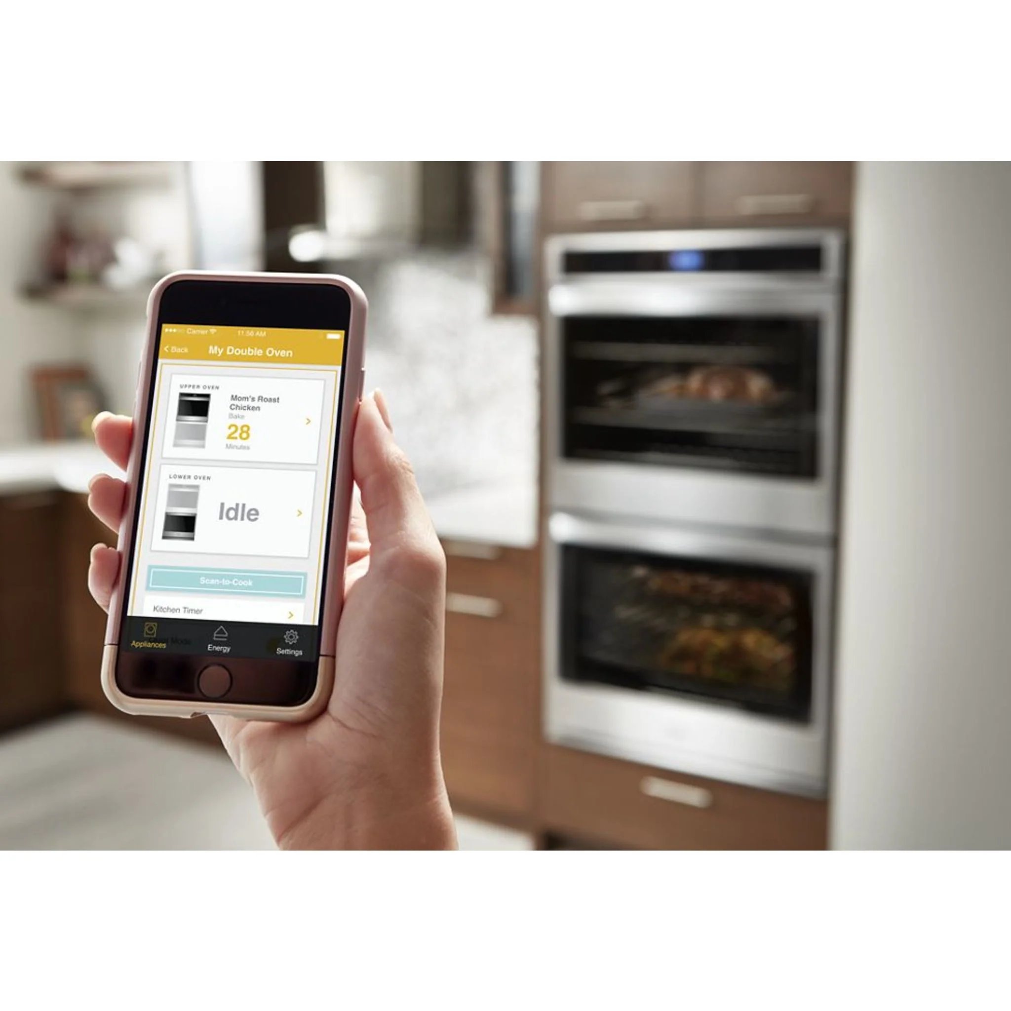 Whirlpool 8.6 Total Cu. Ft. Double Wall Oven with Air Fry When Connected -Fingerprint Resistant Stainless Steel (WOED5027LZ) - Image 5