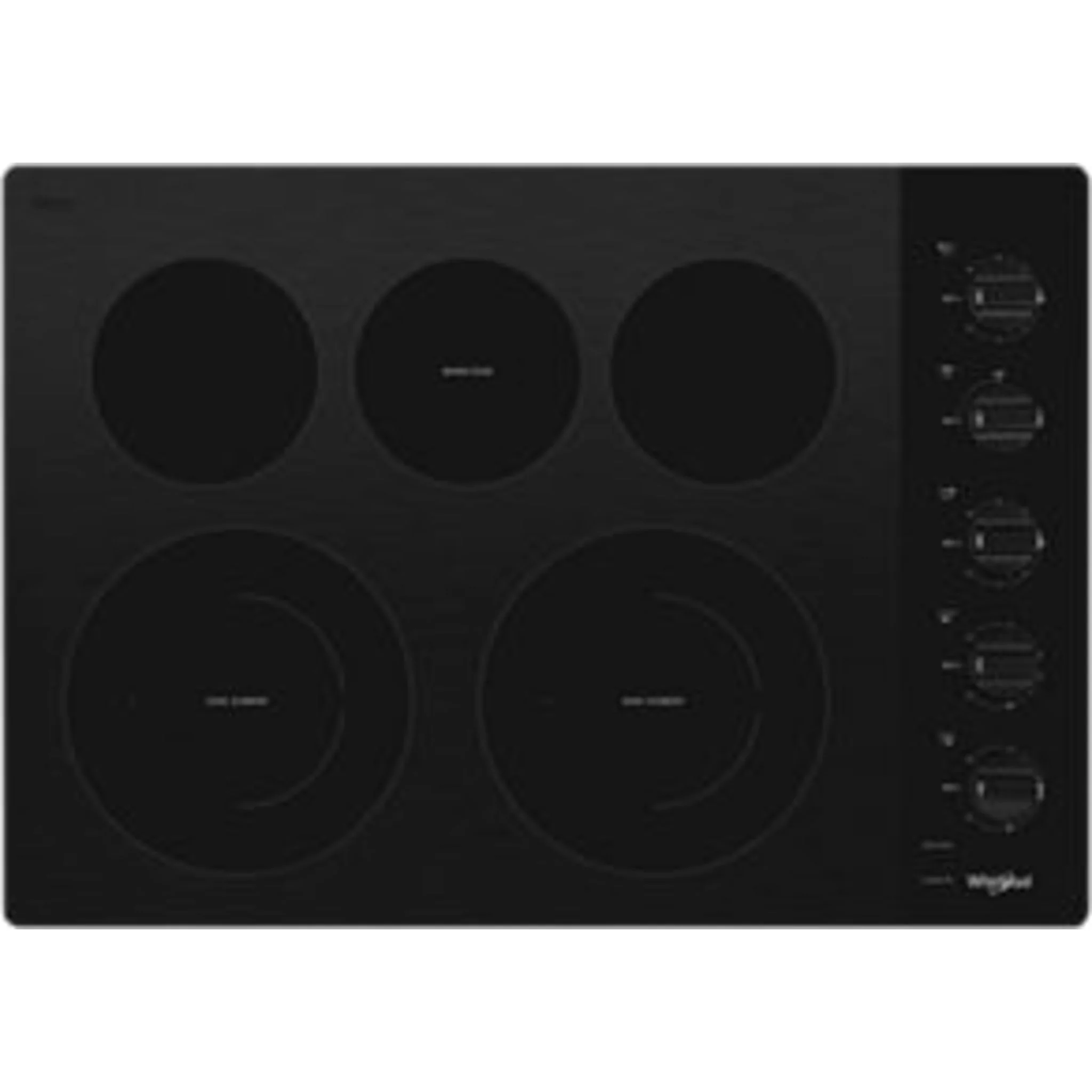Whirlpool 30-inch Electric Ceramic Glass Cooktop with Two Dual Radiant Elements -Black (WCE77US0HB) - Image 7