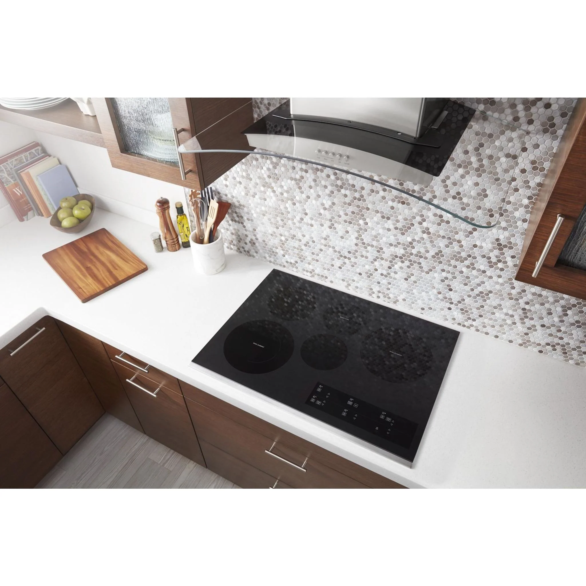 Whirlpool 30-inch Electric Ceramic Glass Cooktop with Two Dual Radiant Elements -Stainless Steel (WCE97US0KS) - Image 7