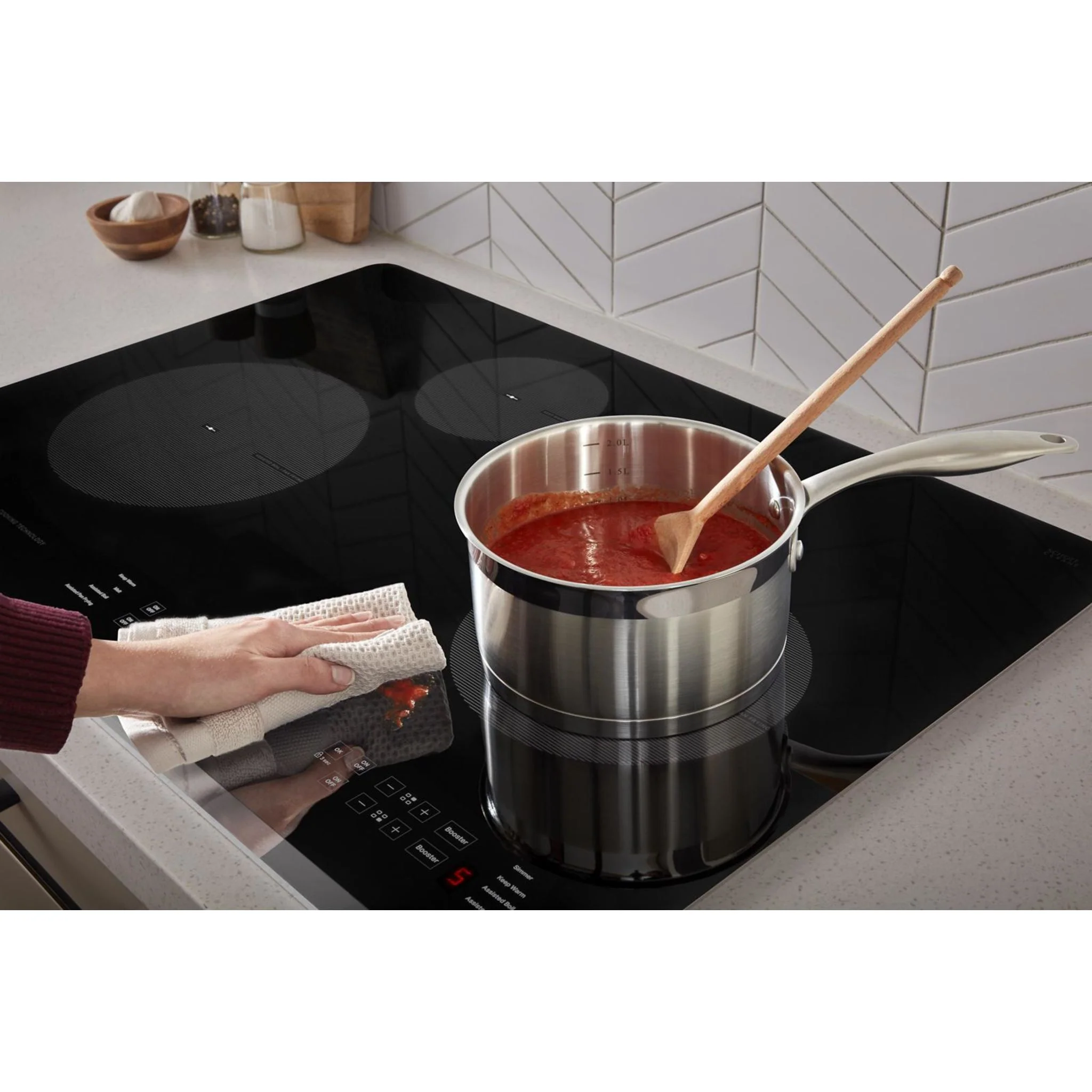 Whirlpool 30-Inch Induction Cooktop -Stainless Steel (WCI55US0JS) - Image 14