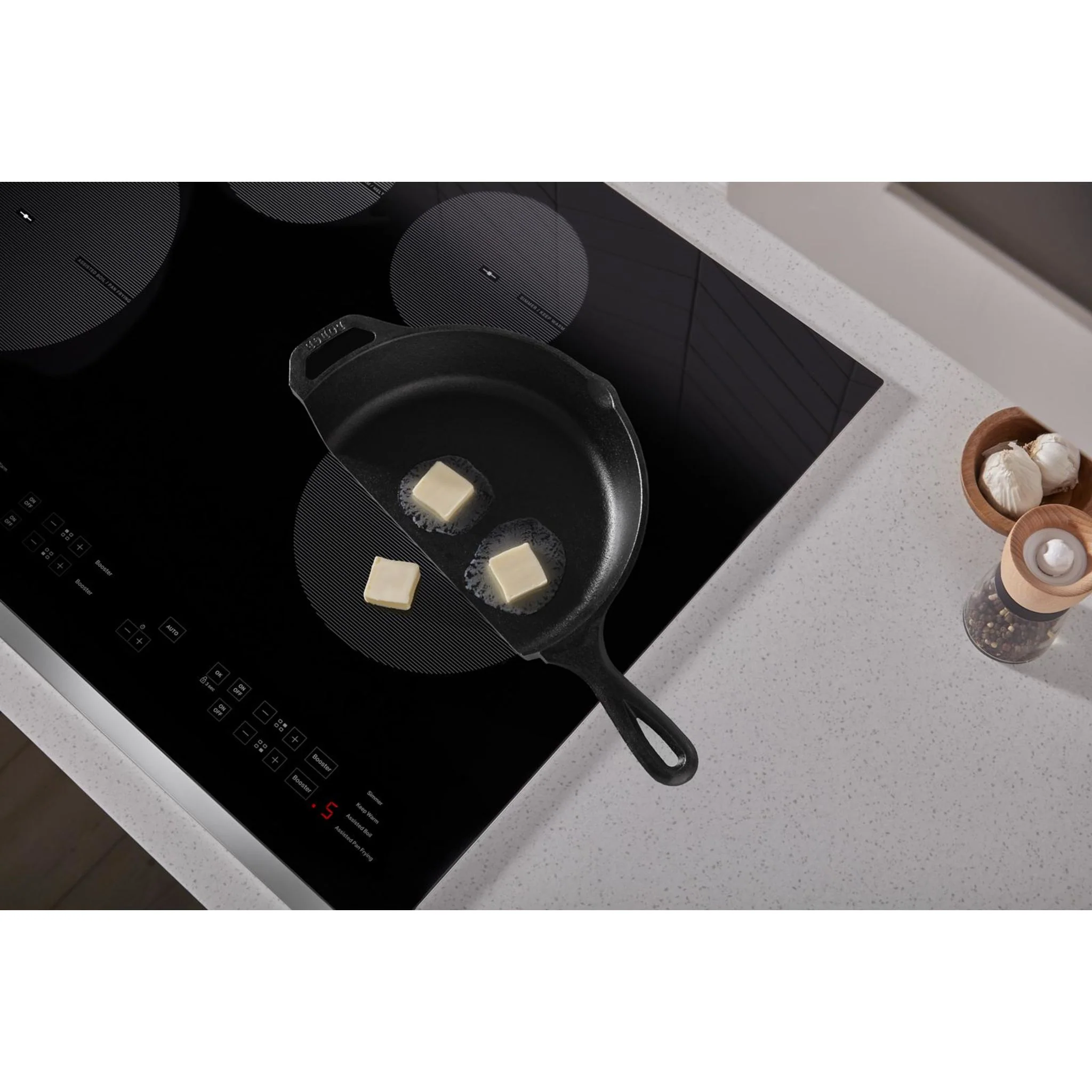 Whirlpool 30-Inch Induction Cooktop -Stainless Steel (WCI55US0JS) - Image 2