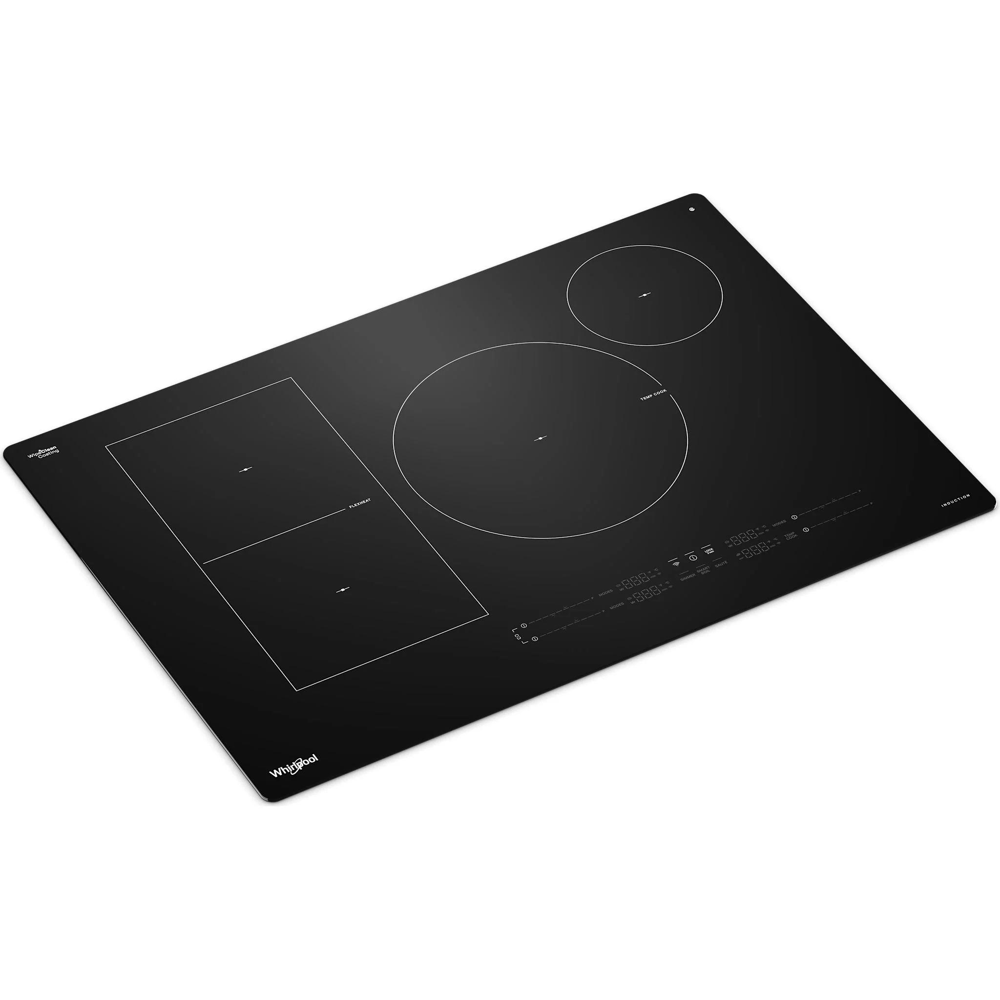 Whirlpool 30" Intelligent Induction Cooktop with Temp CookTechnology and WipeCleanCoating -Black (WCIT7530SB) - Image 2