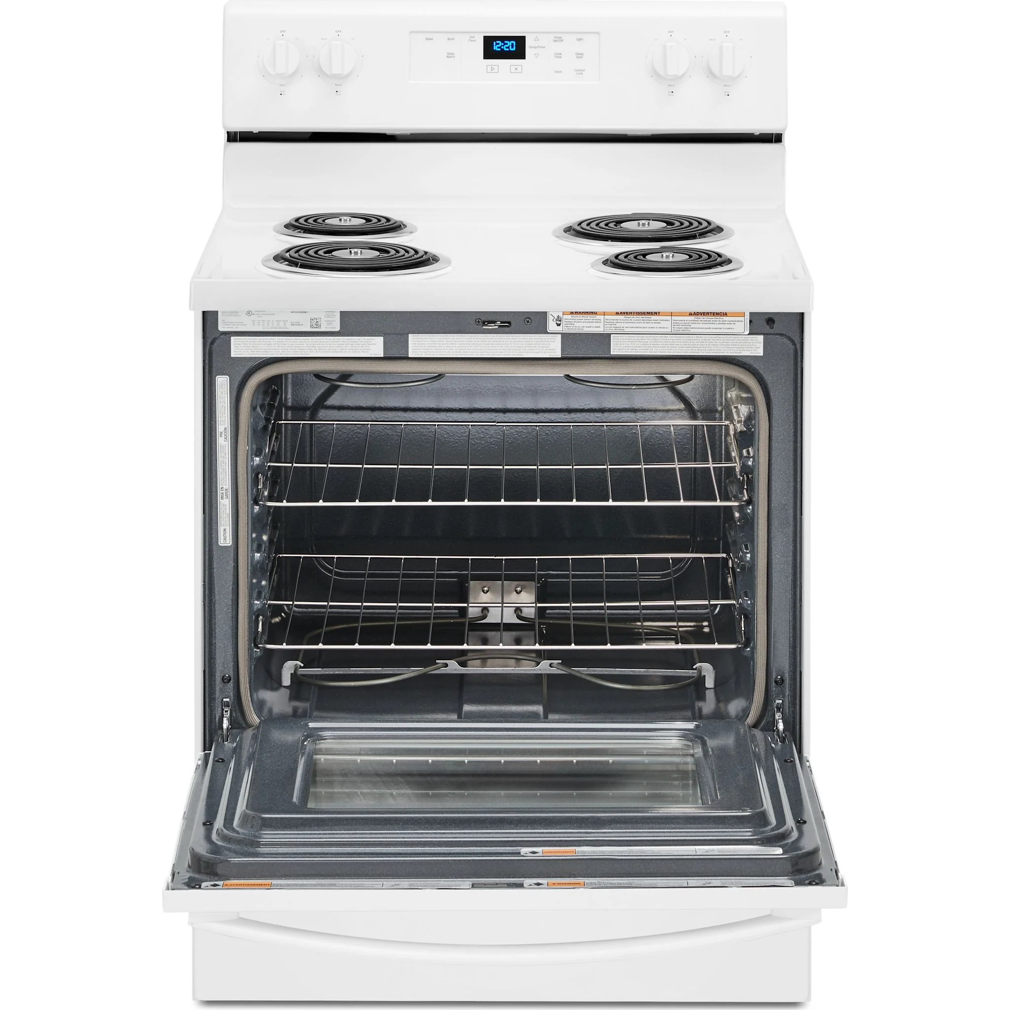 Whirlpool 4.8 cu. ft. electric range with Keep Warm setting -White (YWFC315S0JW) - Image 4