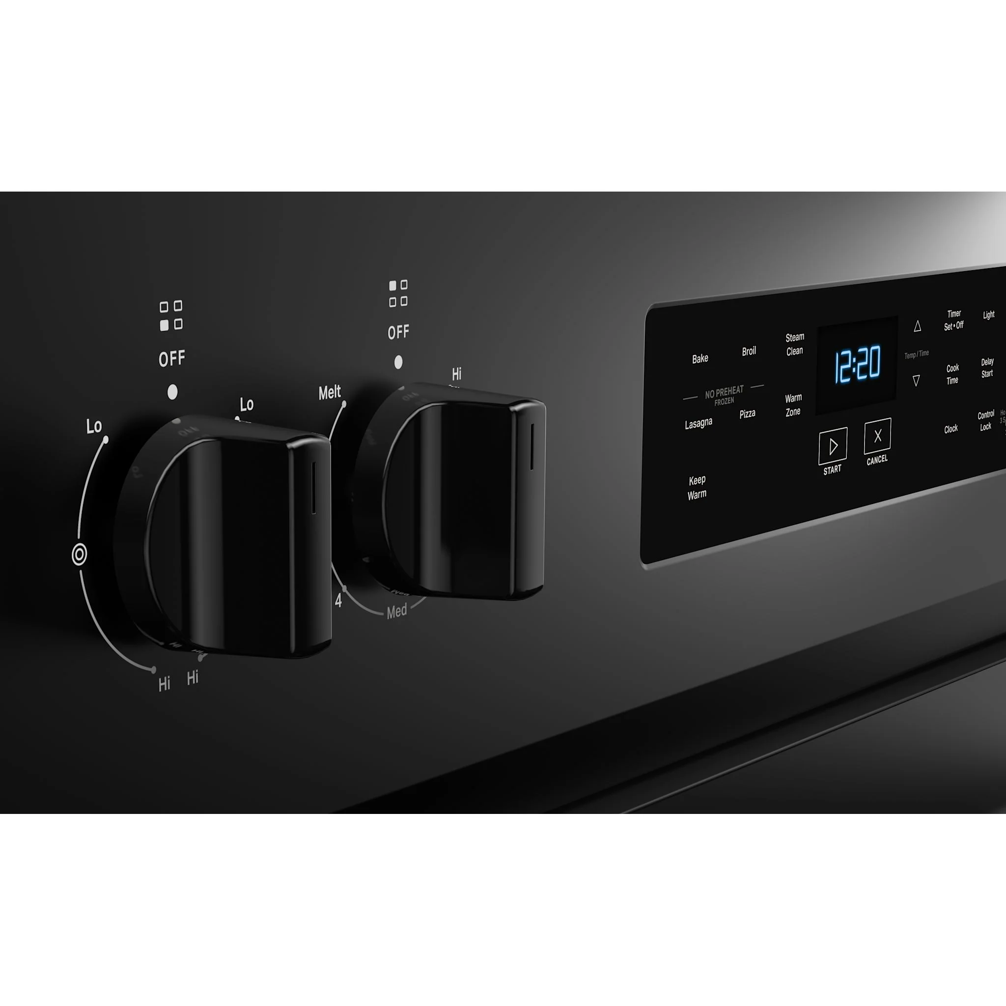 Whirlpool 30-inch Electric Range with Steam Clean - Black (YWFES3330RB) - Image 7