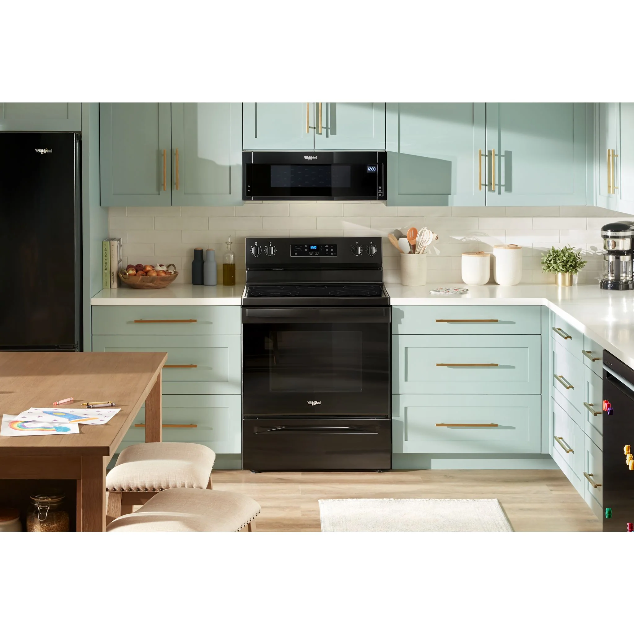 Whirlpool 30-inch Electric Range with Steam Clean - Black (YWFES3330RB) - Image 9