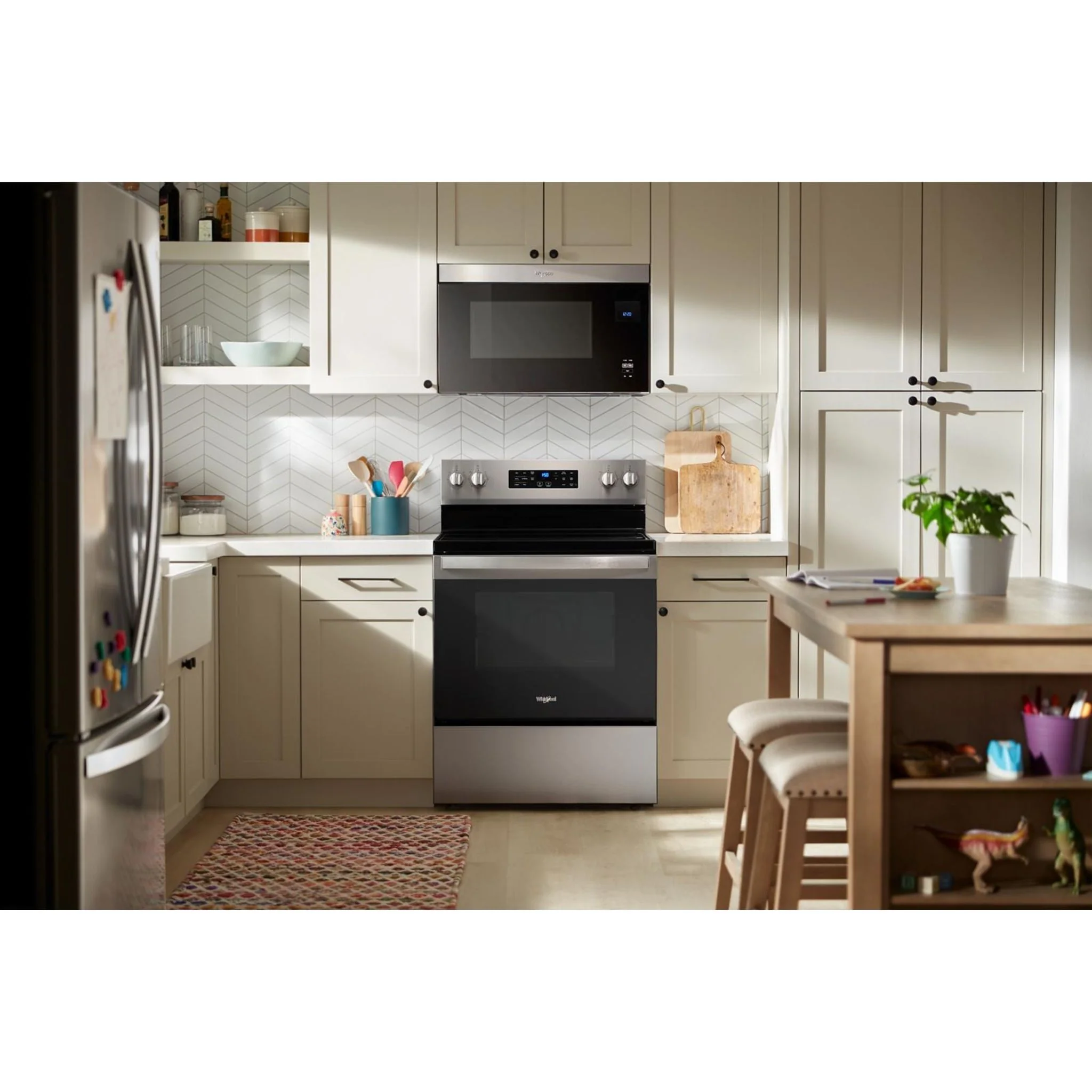 Whirlpool 30-inch Electric Range with Air Cooking Technology -Black (YWFES4530SB) - Image 23