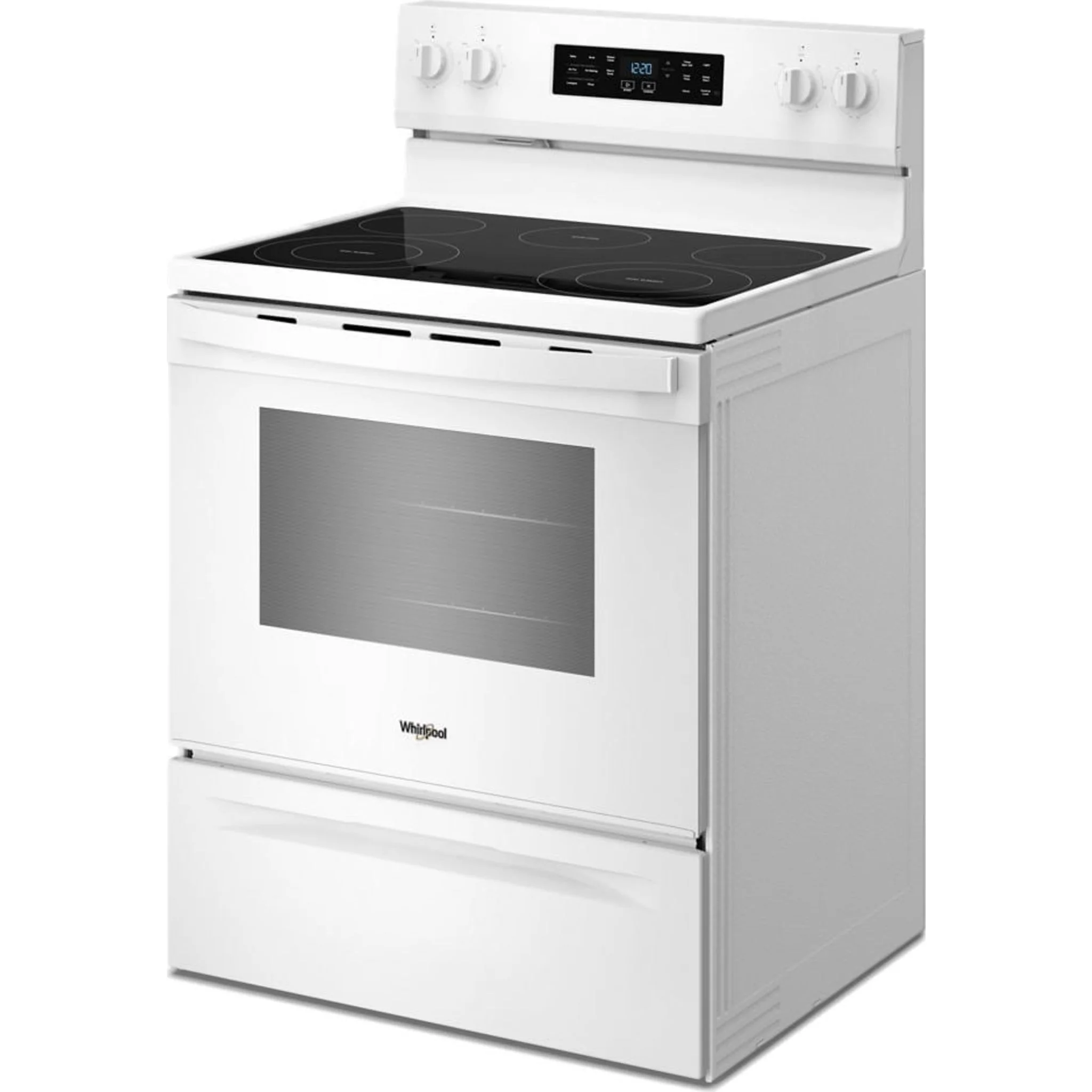 Whirlpool 30-inch Electric Range with Air Cooking Technology -White (YWFES4530SW) - Image 12
