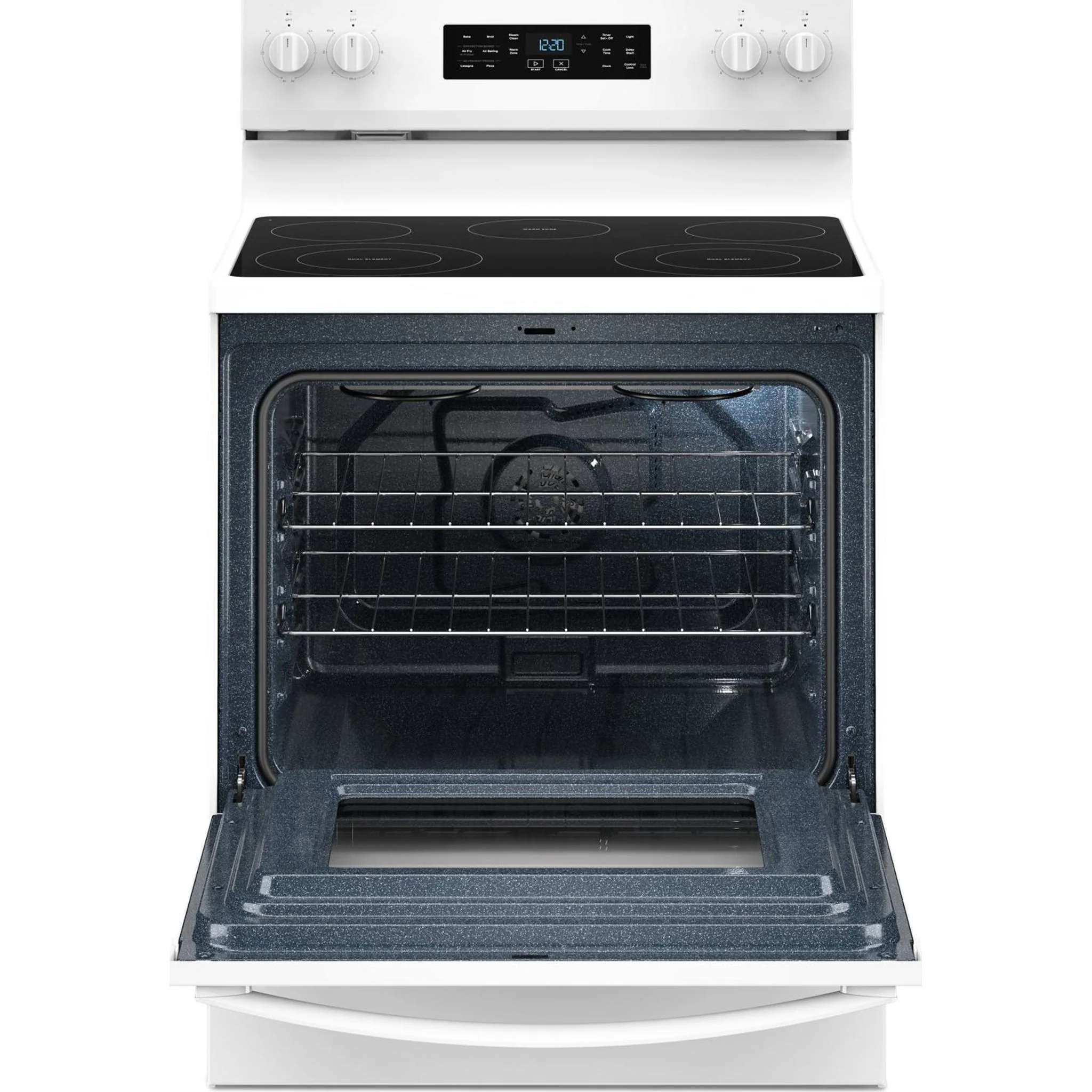 Whirlpool 30-inch Electric Range with Air Cooking Technology -White (YWFES4530SW) - Image 14
