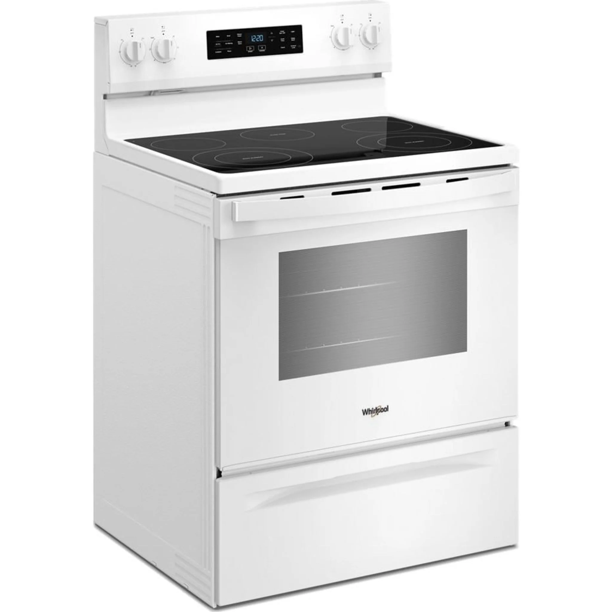 Whirlpool 30-inch Electric Range with Air Cooking Technology -White (YWFES4530SW) - Image 23