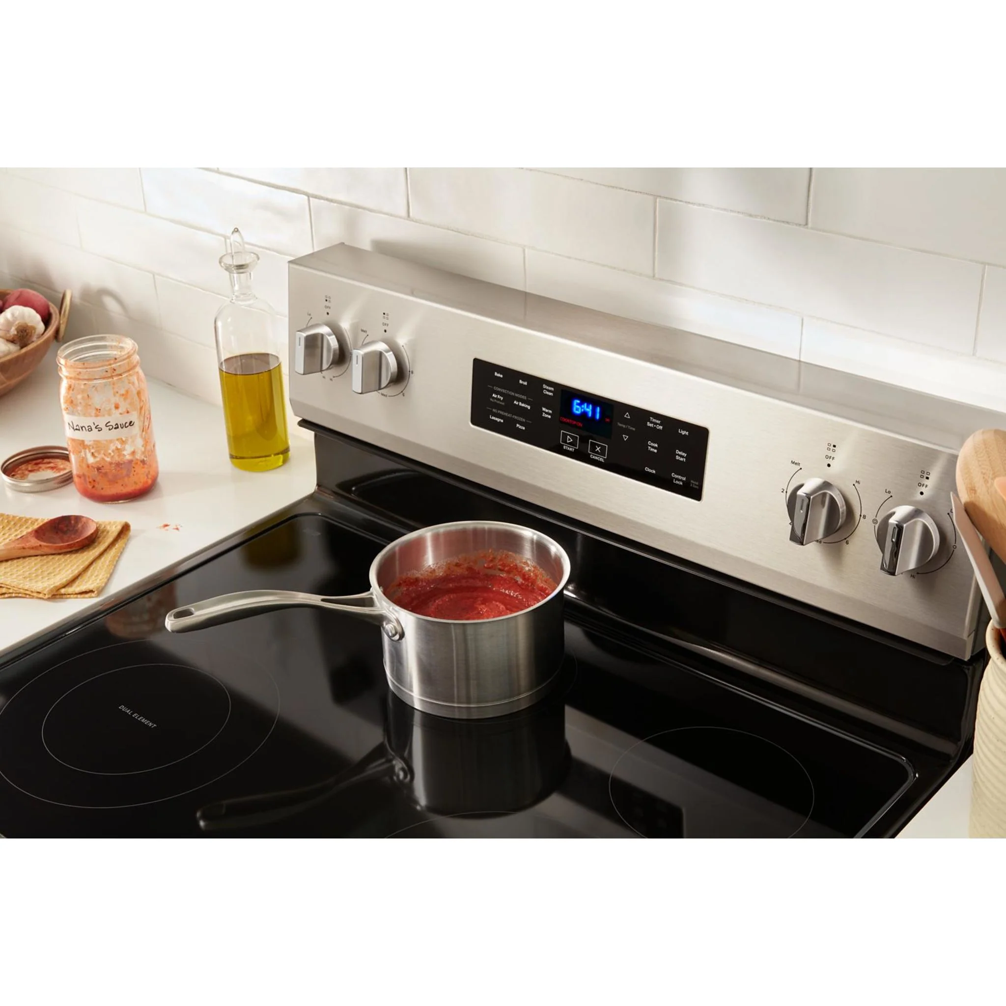 Whirlpool 30-inch Electric Range with Air Cooking Technology -Fingerprint Resistant Stainless Steel (YWFES4530SZ) - Image 14