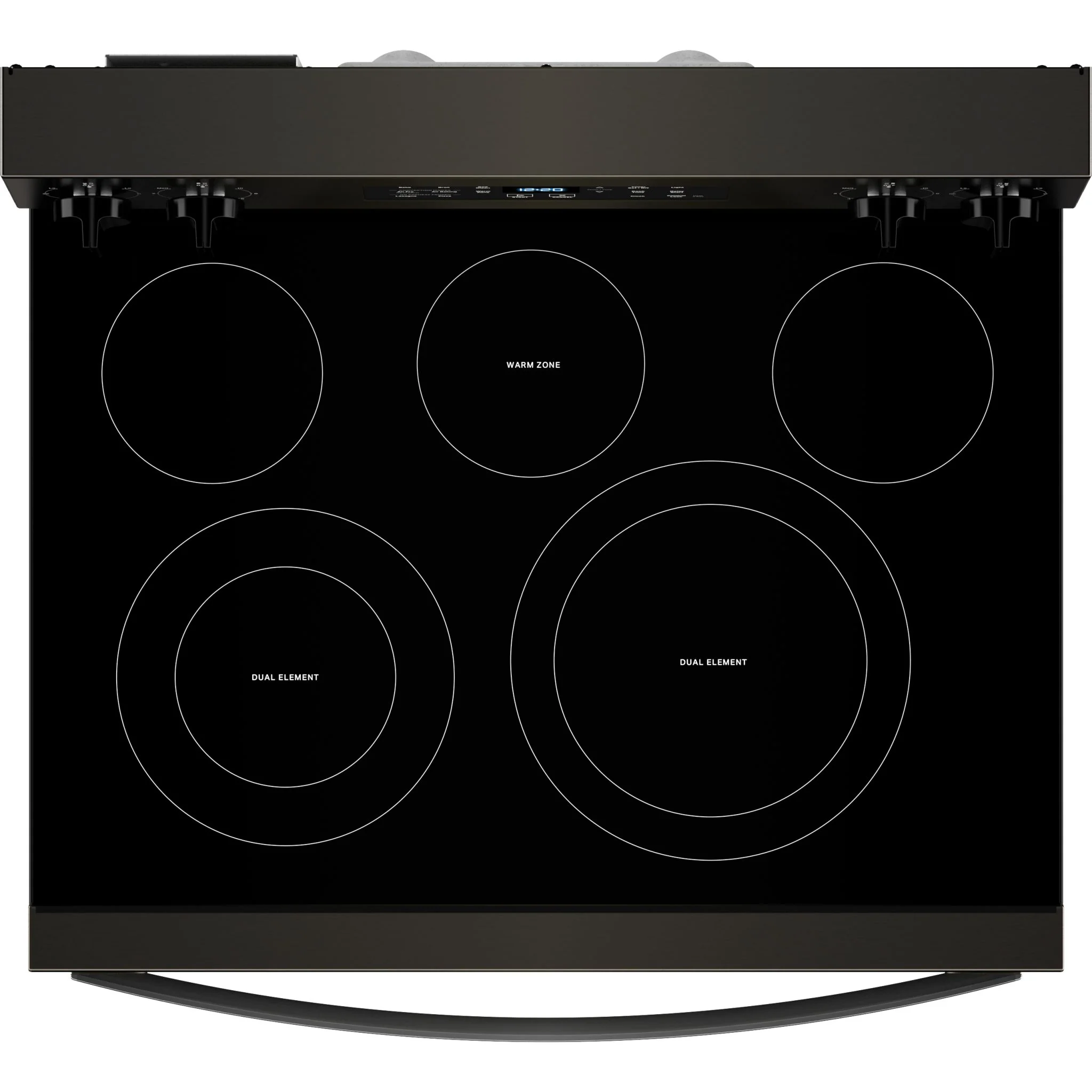 Whirlpool 30-Inch ENERGY STAR Electric Range with Air Cooking Technology, No Preheat Air Fry & Self Clean - Black Stainless Steel (YWFES5030RV) - Image 5