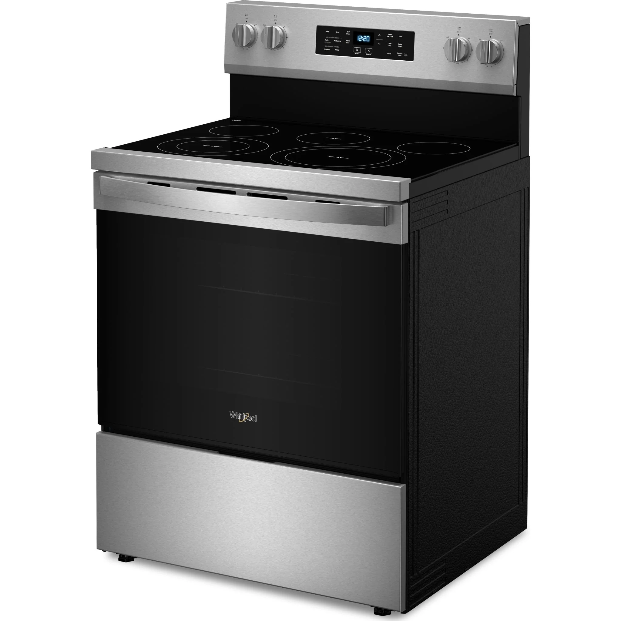Whirlpool 30-Inch ENERGY STAR Electric Range with Air Cooking, No Preheat Air Fry & Self Clean - Fingerprint Resistant Stainless Steel (YWFES5030RZ) - Image 3