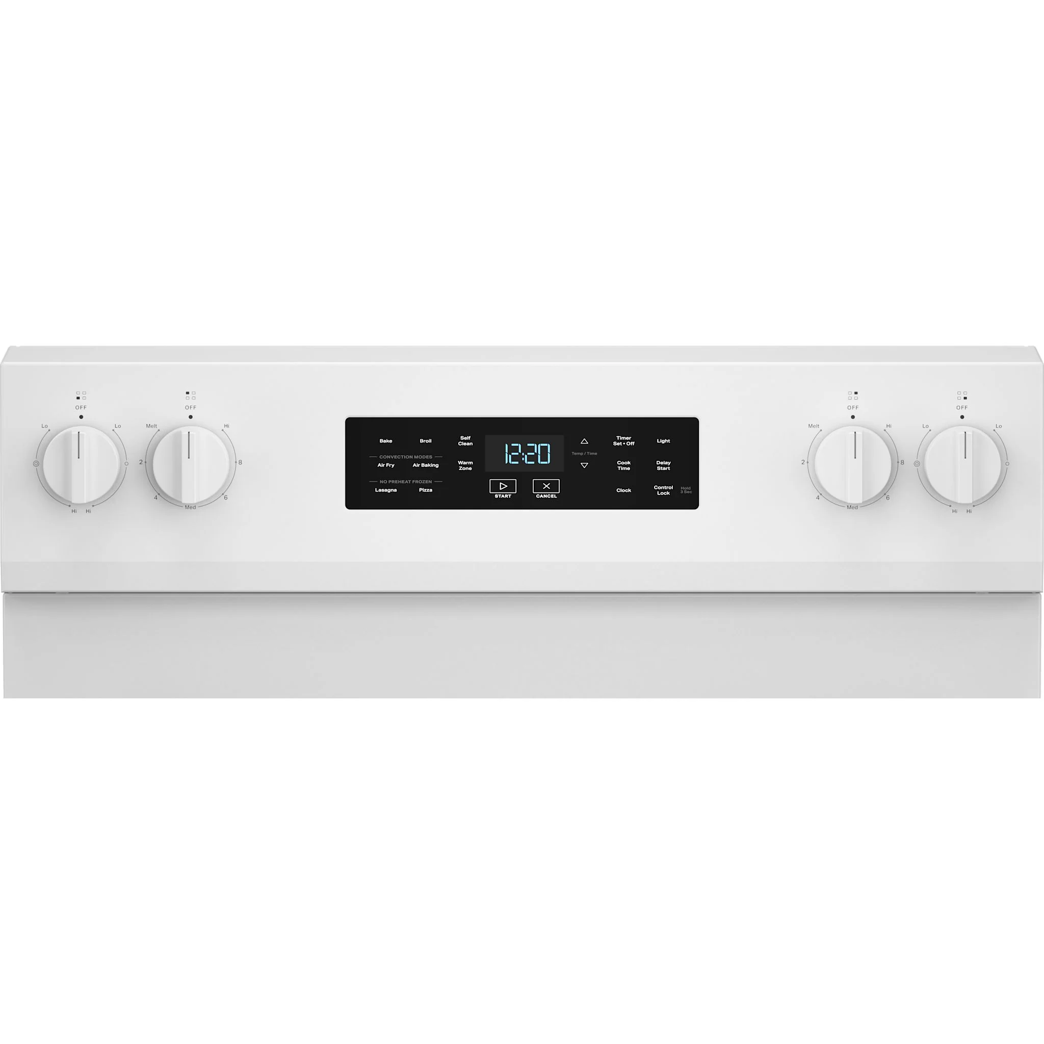 Whirlpool 30-inch Electric Range with Air Cooking Technology -White (YWFES5730SW) - Image 3