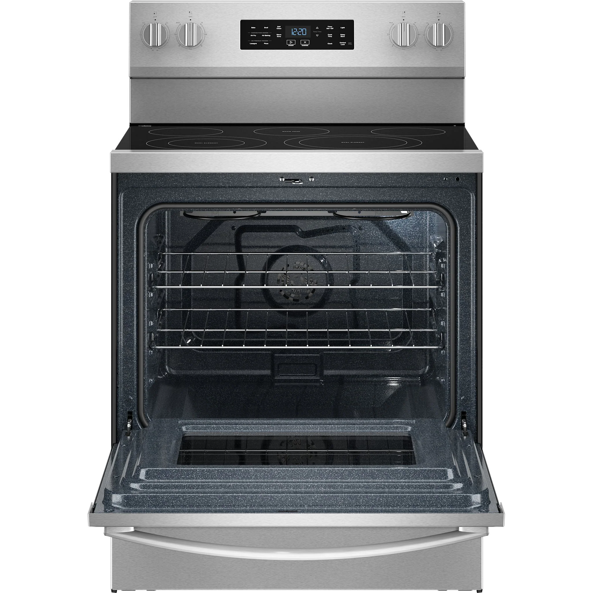 Whirlpool 30-inch Electric Range with Air Cooking Technology -Fingerprint Resistant Stainless Steel (YWFES5730SZ) - Image 4