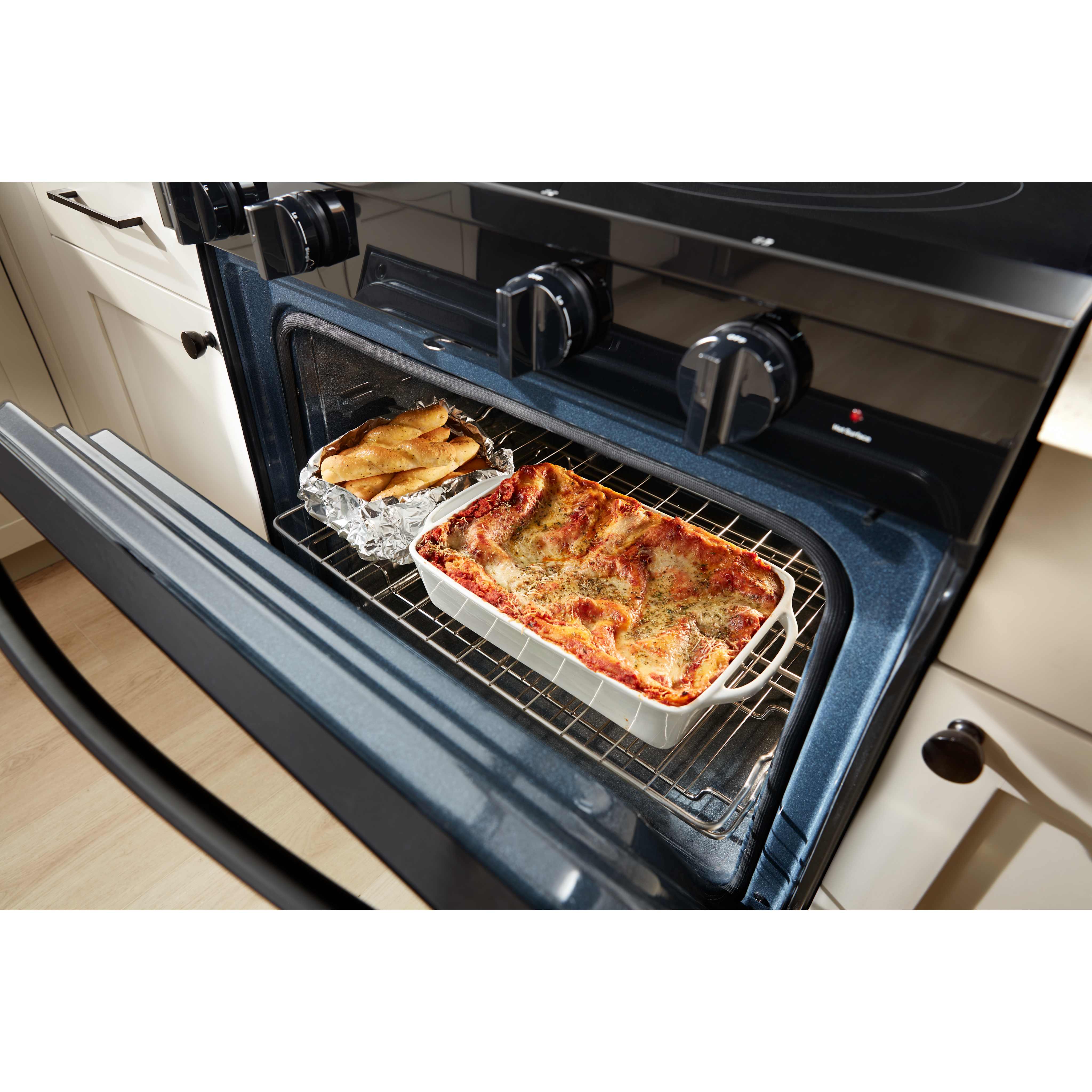 Whirlpool 30-Inch Smart Electric Range with Air Fry, High Speed Preheat, WipeClean Coating & Steam/Self Clean - Black (YWFES7530RB) - Image 10