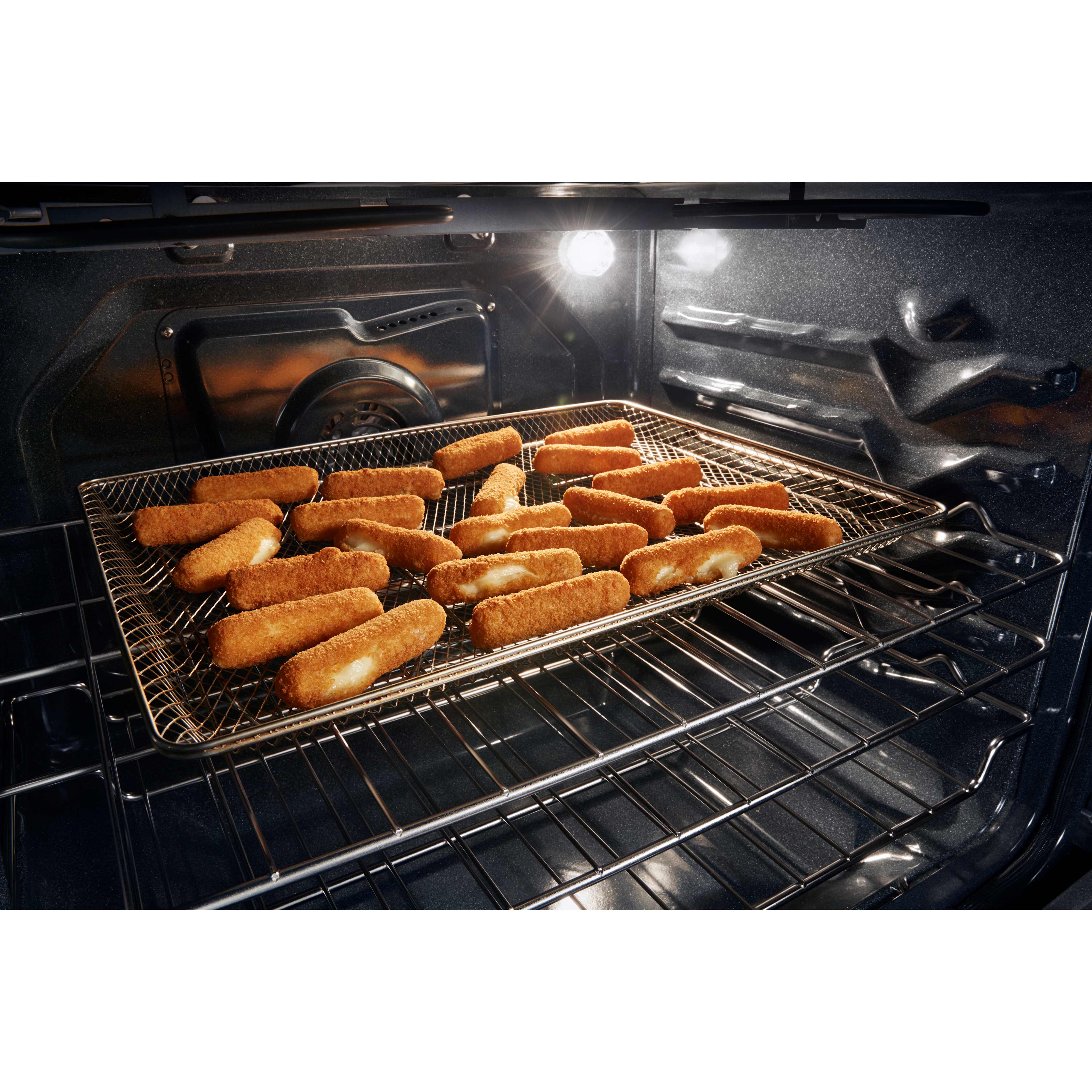 Whirlpool 30-Inch Smart Electric Range with Air Fry, High Speed Preheat, WipeClean Coating & Steam/Self Clean - Black (YWFES7530RB) - Image 13