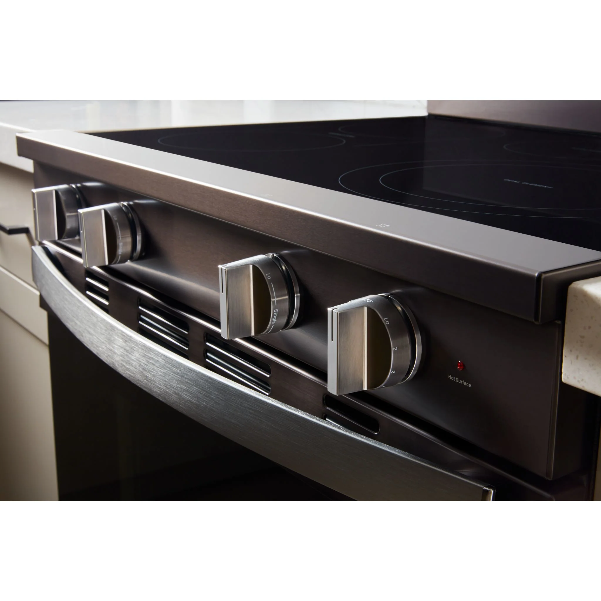 Whirlpool 30-Inch Smart Electric Range with Air Fry, High Speed Preheat, WipeClean Coating & Steam/Self Clean - Black Stainless Steel (YWFES7530RV) - Image 5