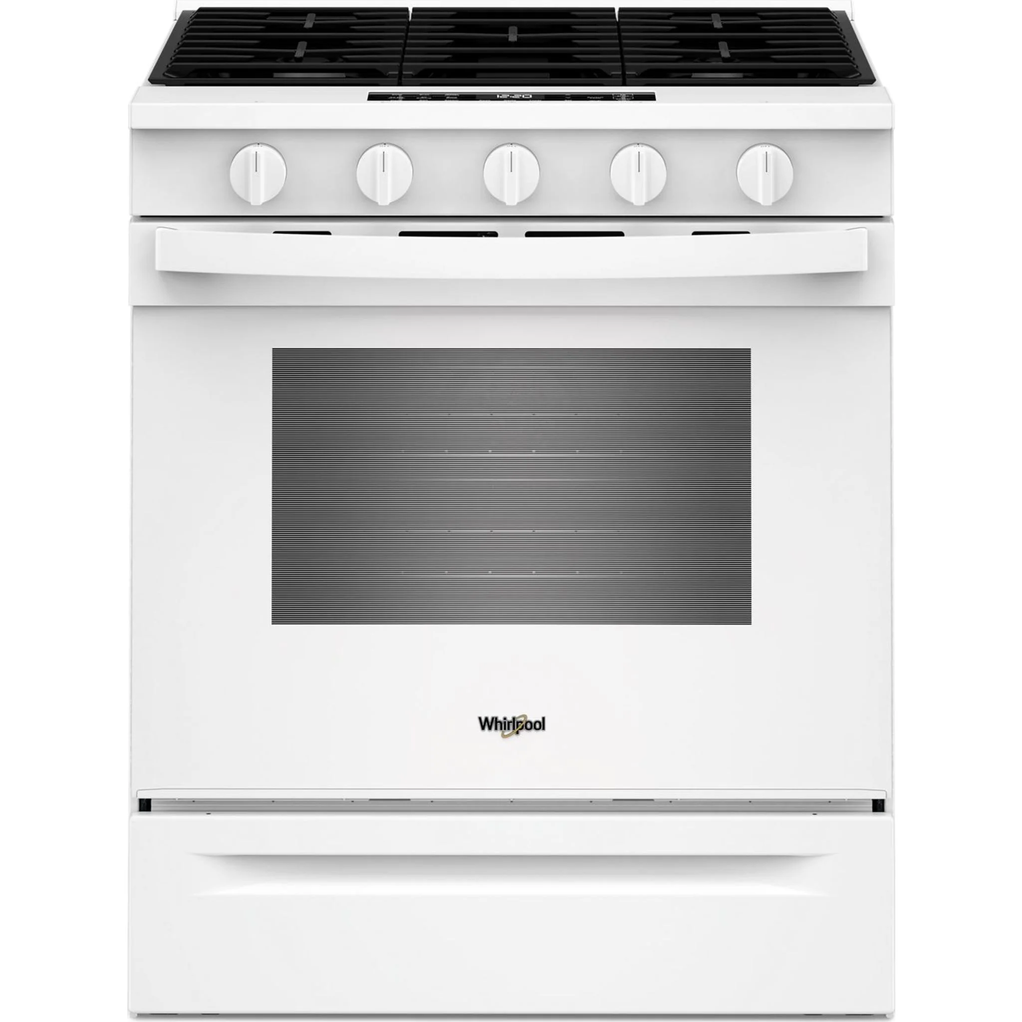 Whirlpool 30-inch Gas Range with Air Cooking Technology -White (WSGS5030SW)