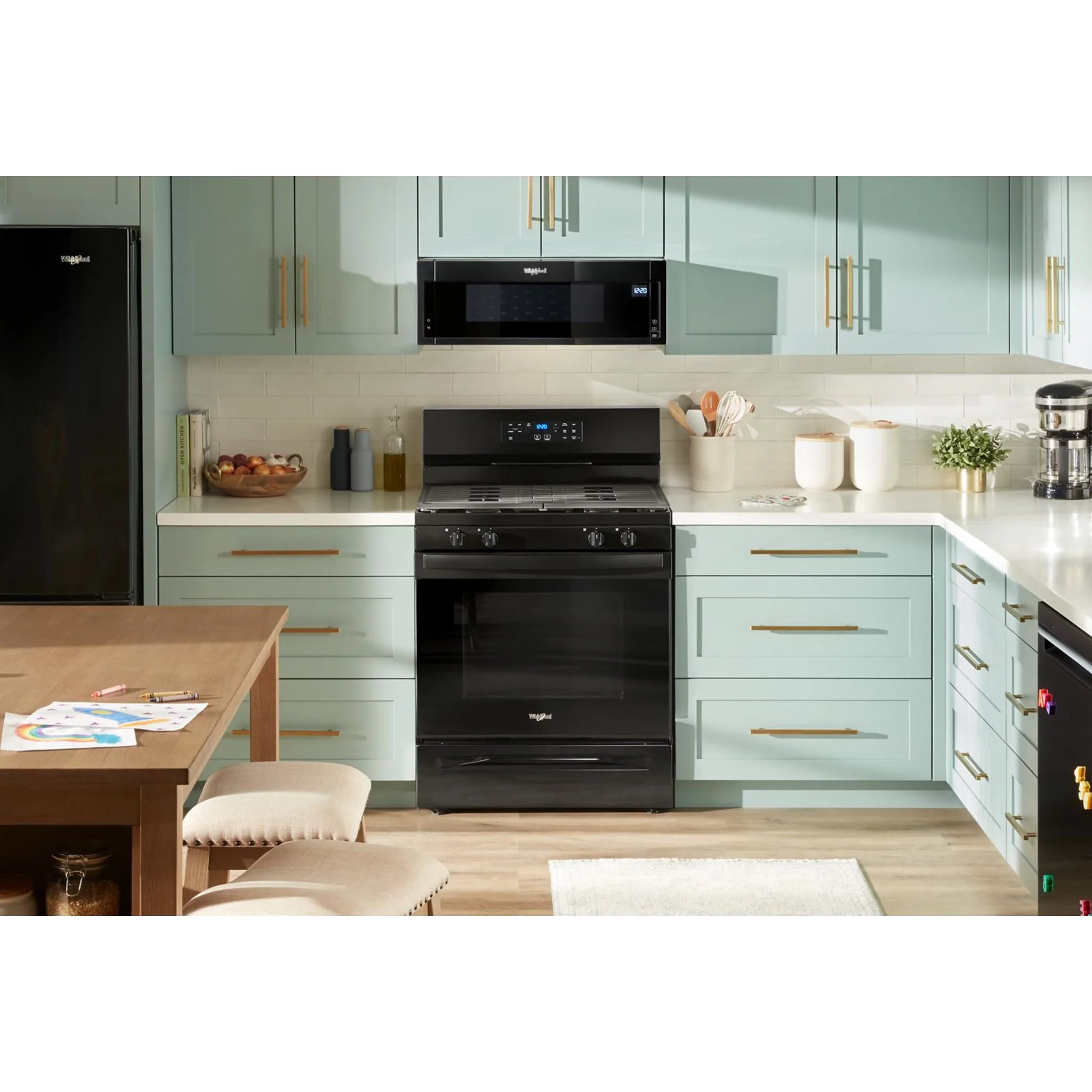 Whirlpool 30-inch Self Clean Gas Range with No Preheat Mode -Black (WFGS3530RB) - Image 7