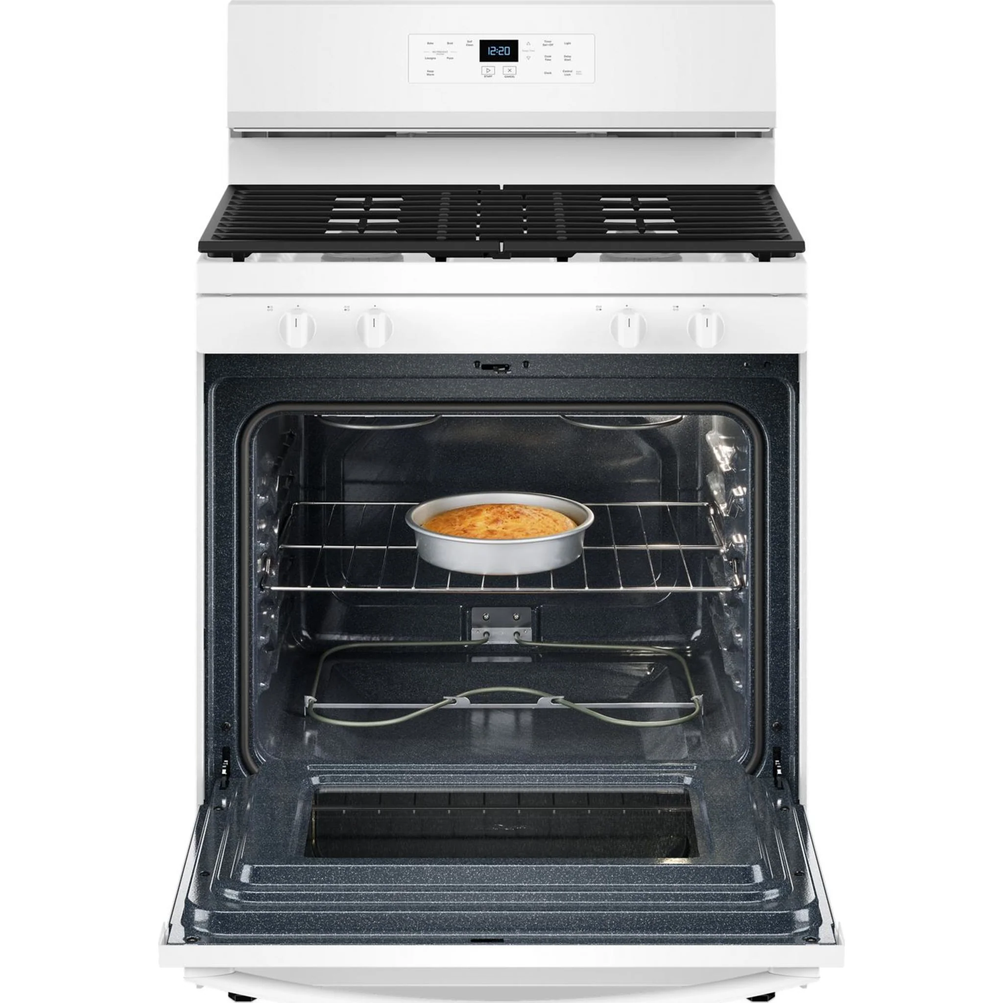 Whirlpool 30-inch Self Clean Gas Range with No Preheat Mode -White (WFGS3530RW) - Image 9