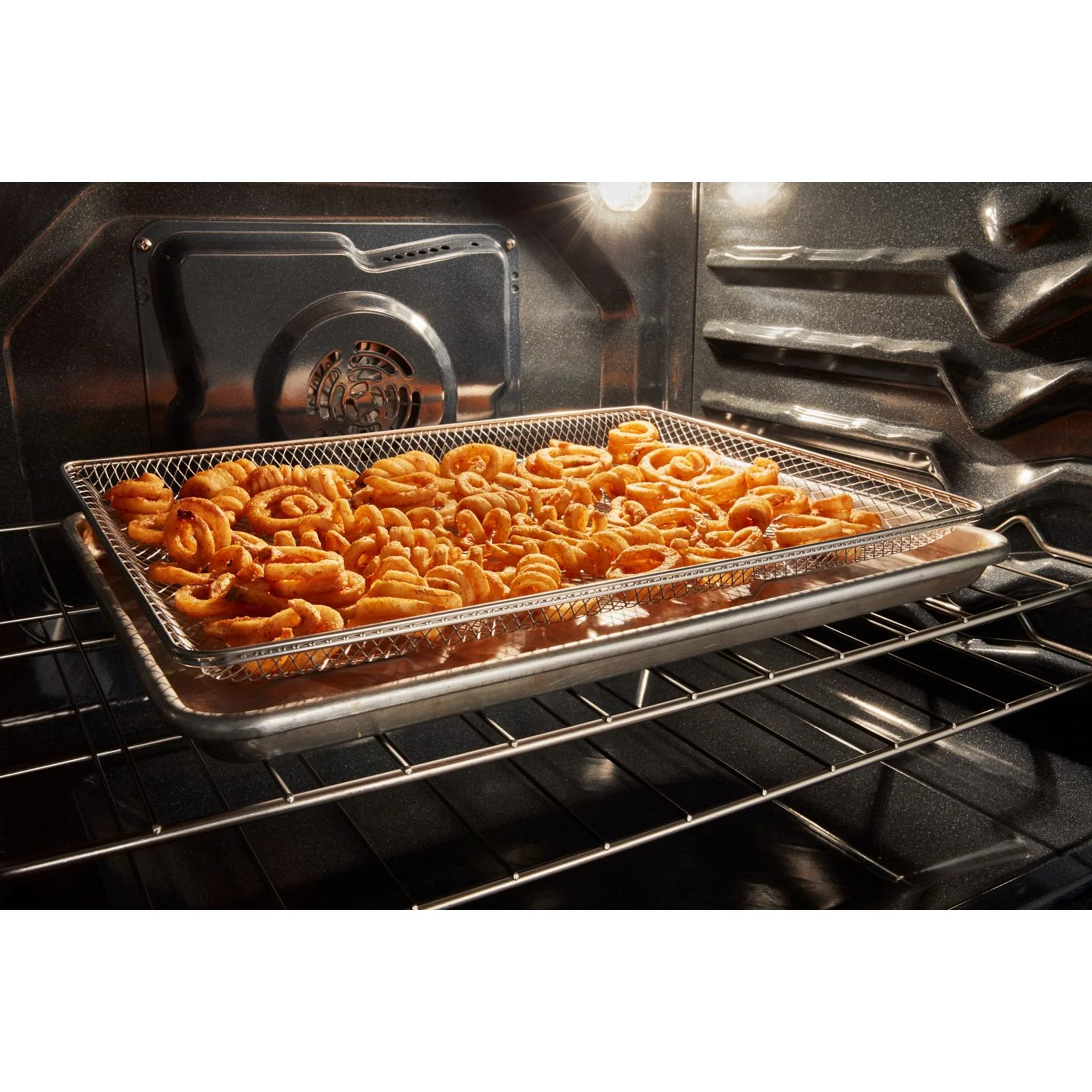 Whirlpool 30-inch Gas Range with Air Cooking Technology and Steam Clean -White (WFGS4530SW) - Image 17