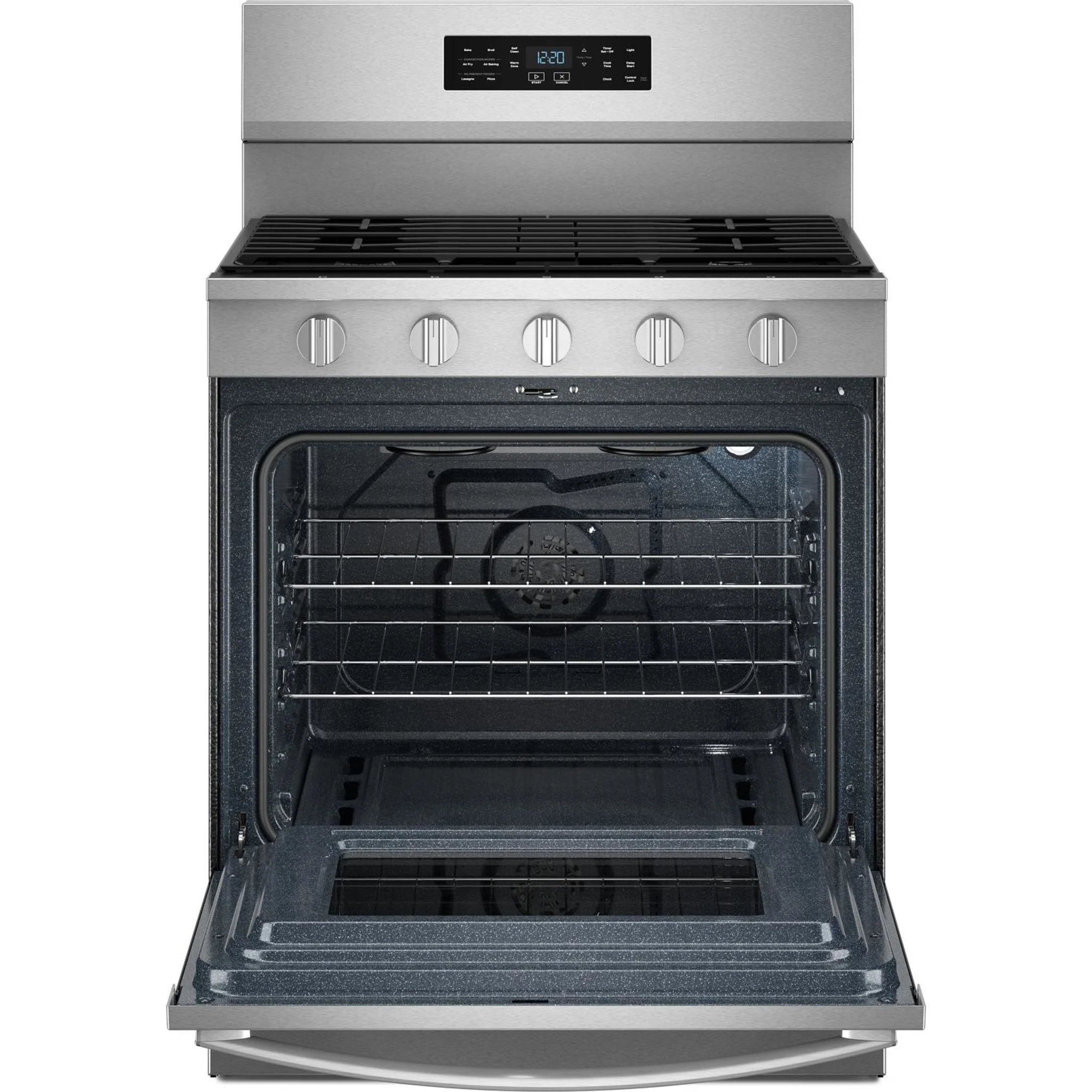 Whirlpool 30-inch Gas Range with Air Cooking Technology - Fingerprint Resistant Stainless Steel (WFGS5730SZ) - Image 2