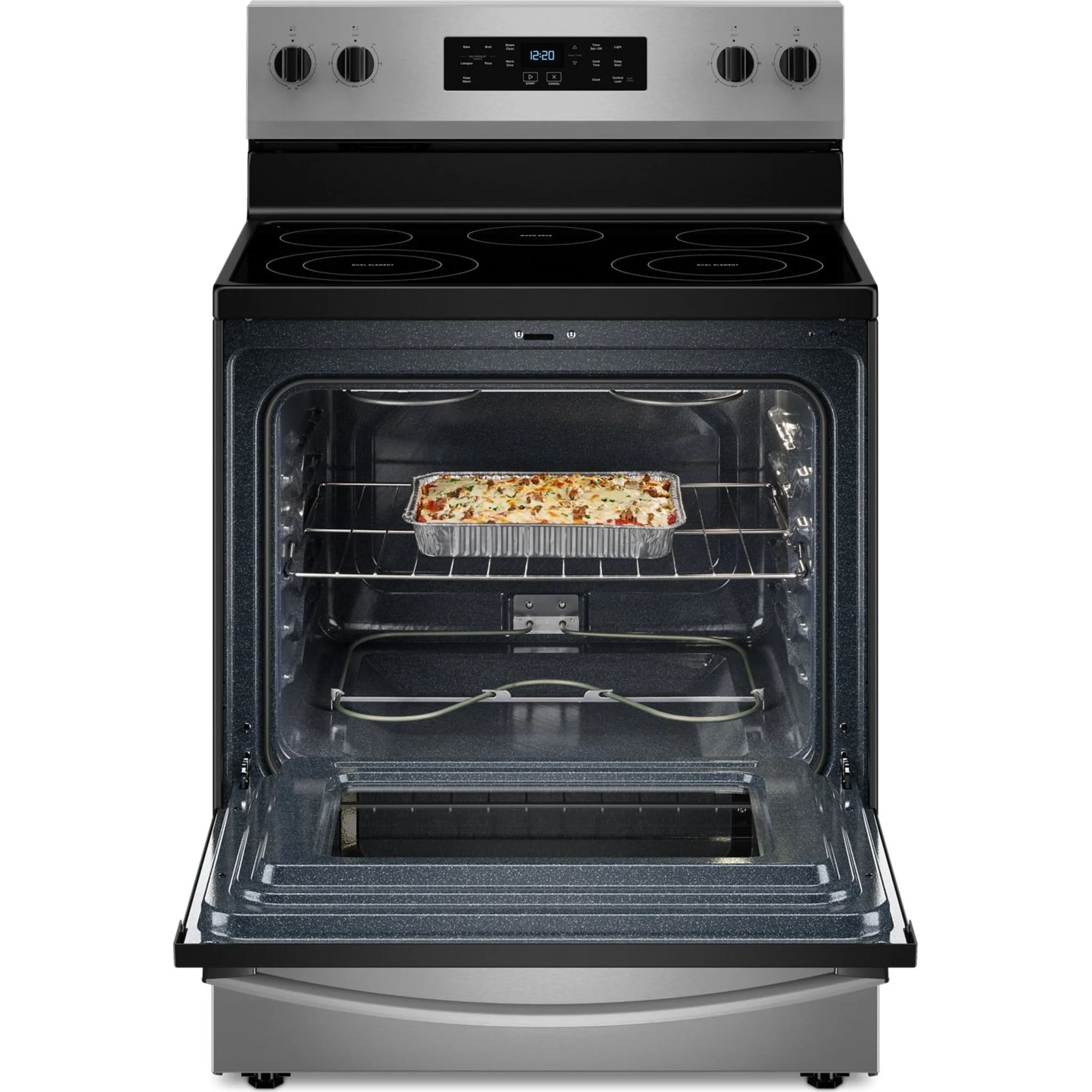 Whirlpool 30-inch Electric Range with Steam Clean -Fingerprint Resistant Stainless Steel (YWFES3330RZ) - Image 18