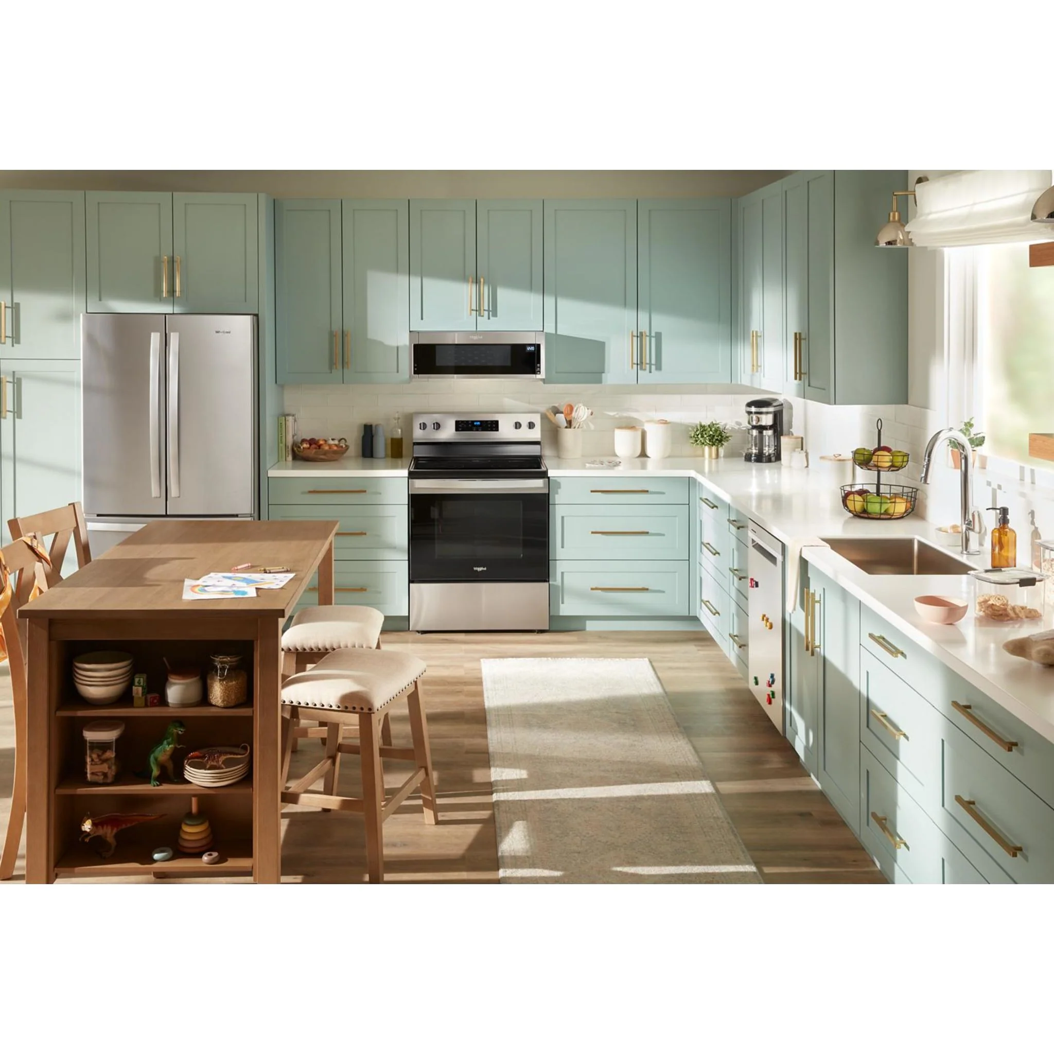 Whirlpool 30-inch Electric Range with Steam Clean -Fingerprint Resistant Stainless Steel (YWFES3330RZ) - Image 3