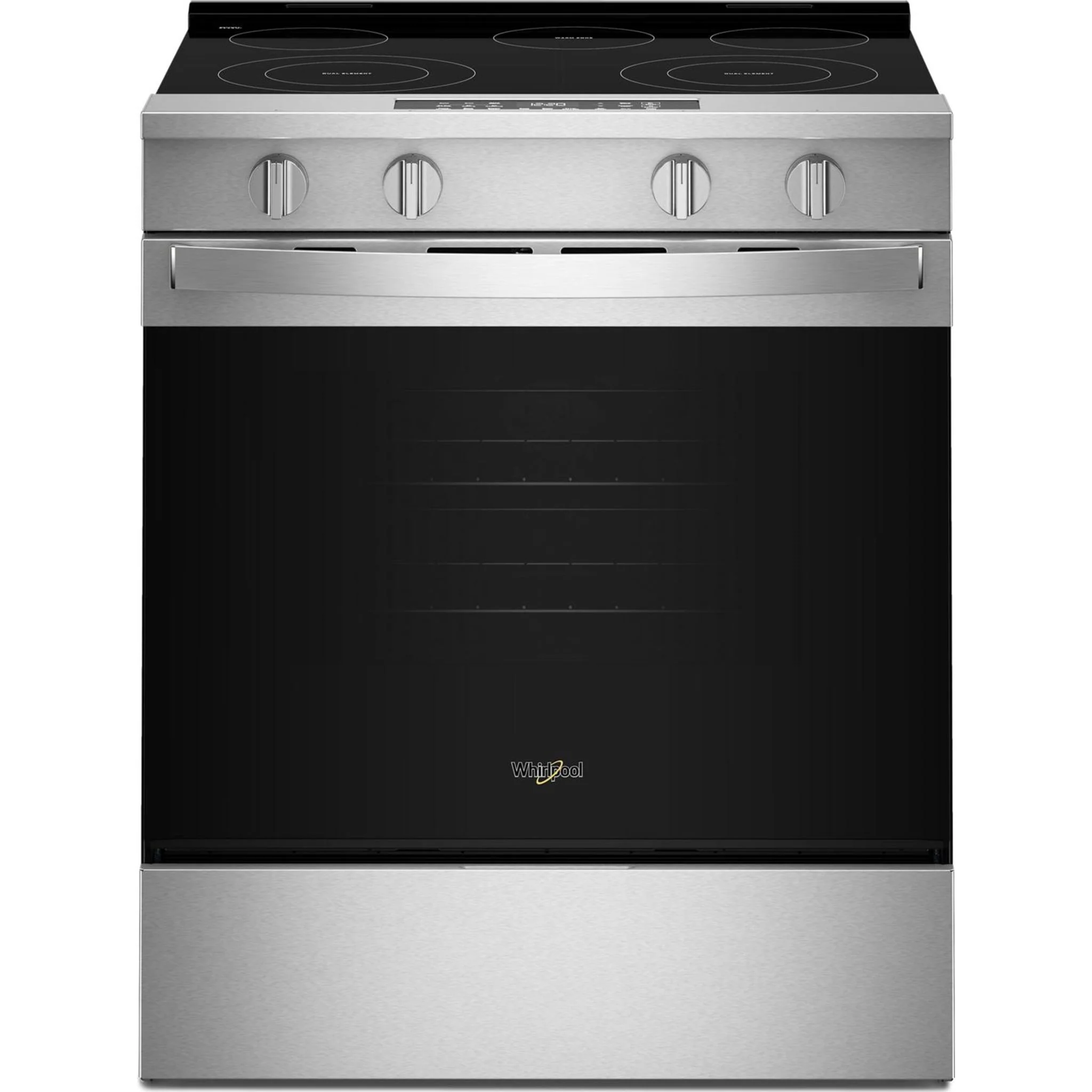 Whirlpool 30-inch Electric Smart Range with Air Cooking Technology and Steam Clean - Stainless Steel (YWSES4530TZ)