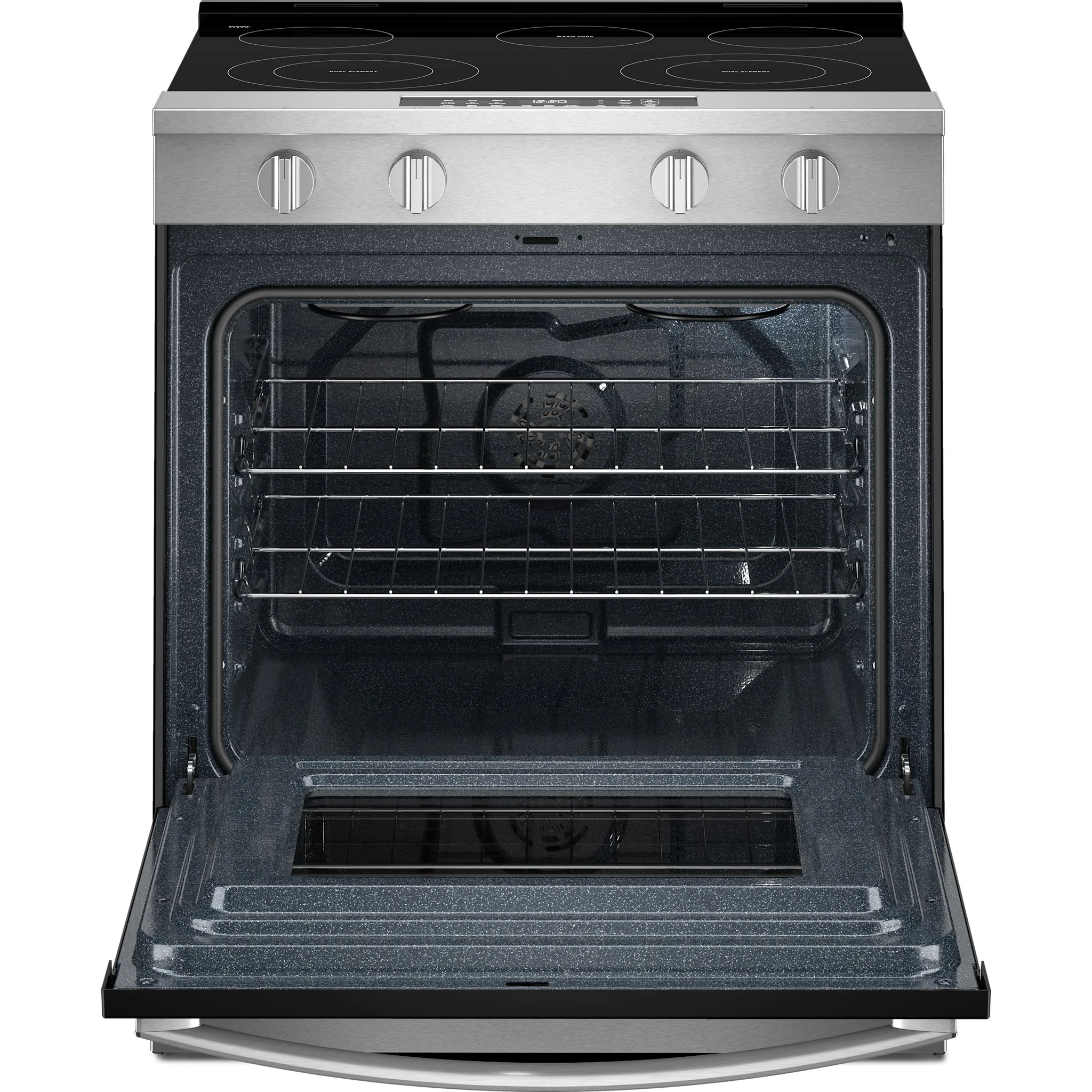 Whirlpool 30-inch Electric Smart Range with Air Cooking Technology and Steam Clean - Stainless Steel (YWSES4530TZ) - Image 6