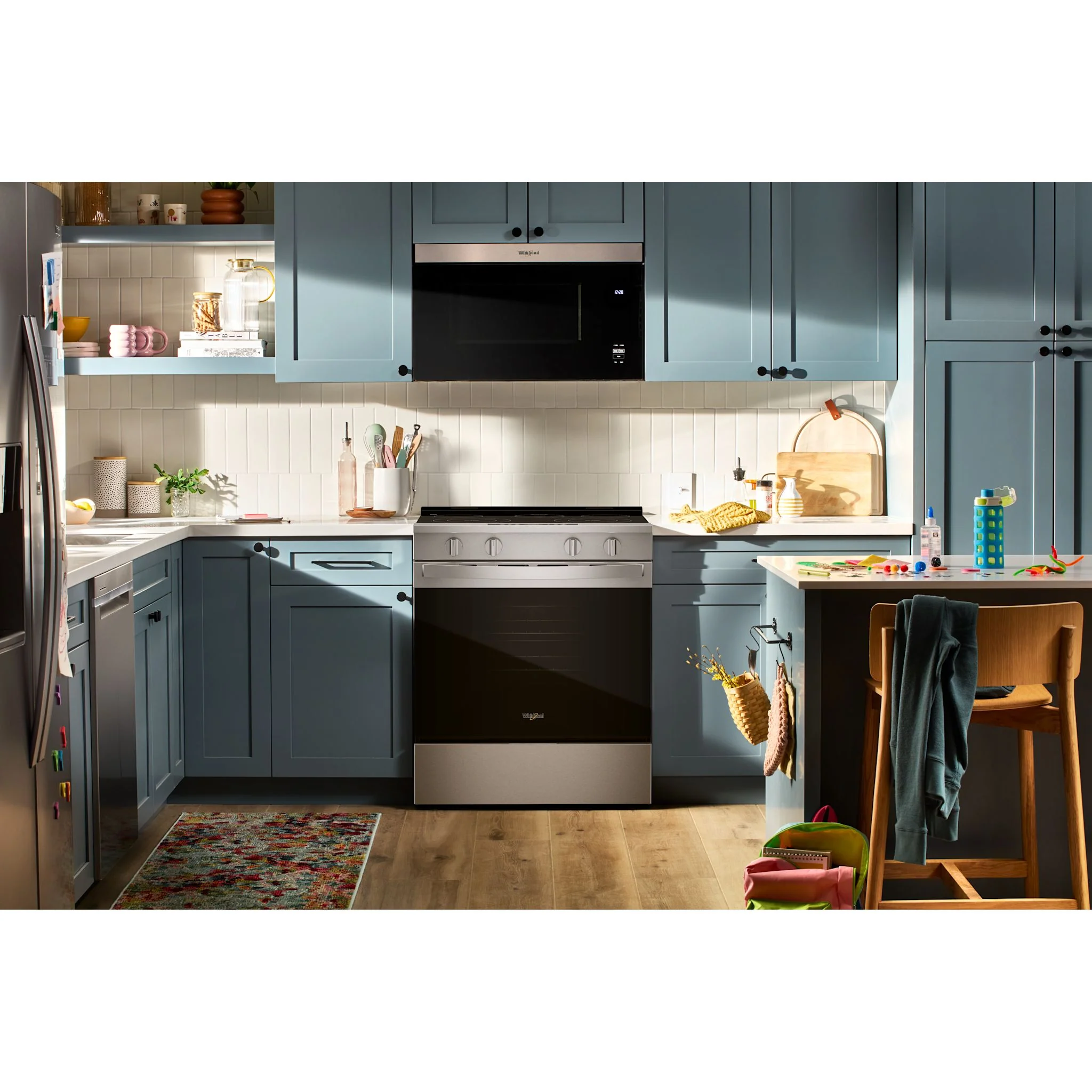 Whirlpool 30-inch Electric Smart Range with Air Cooking Technology and Steam Clean - Stainless Steel (YWSES4530TZ) - Image 9