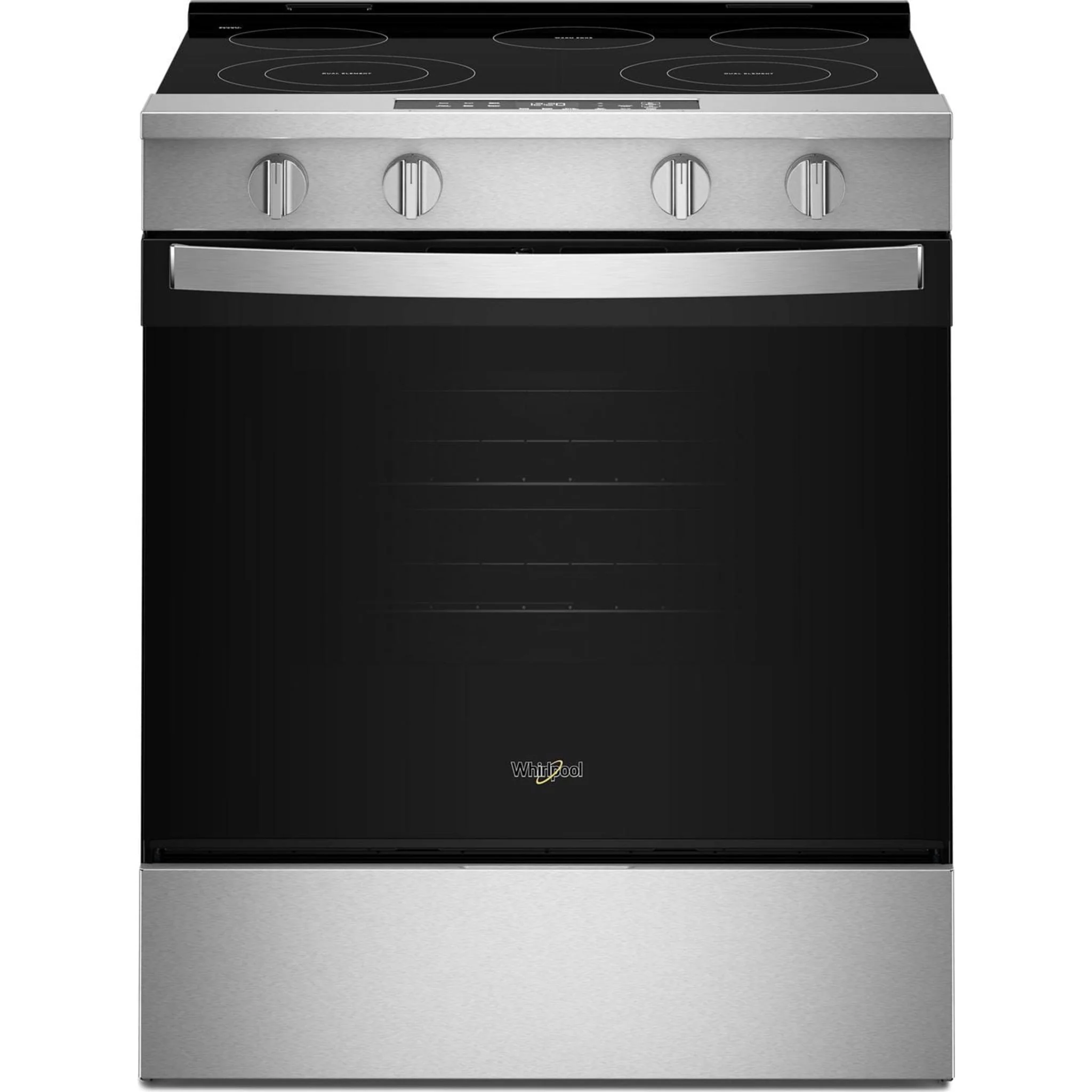 Whirlpool 30-inch Electric Smart Range with No Preheat Mode and Steam Clean - Stainless Steel (YWSES3330TS)