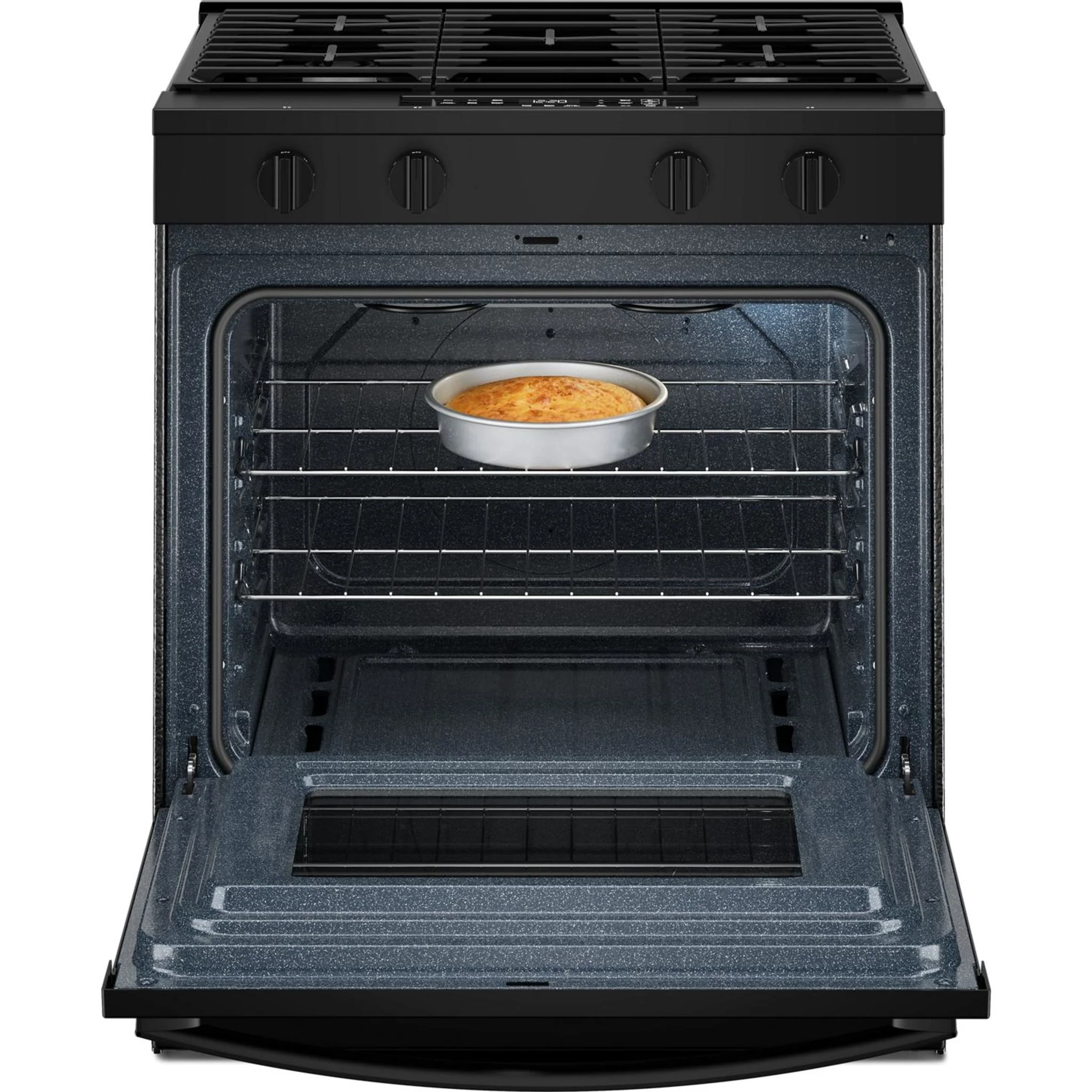 Whirlpool 30-inch Gas Smart Range with No Preheat Mode and Steam Clean - Black (WSGS3330TB) - Image 11