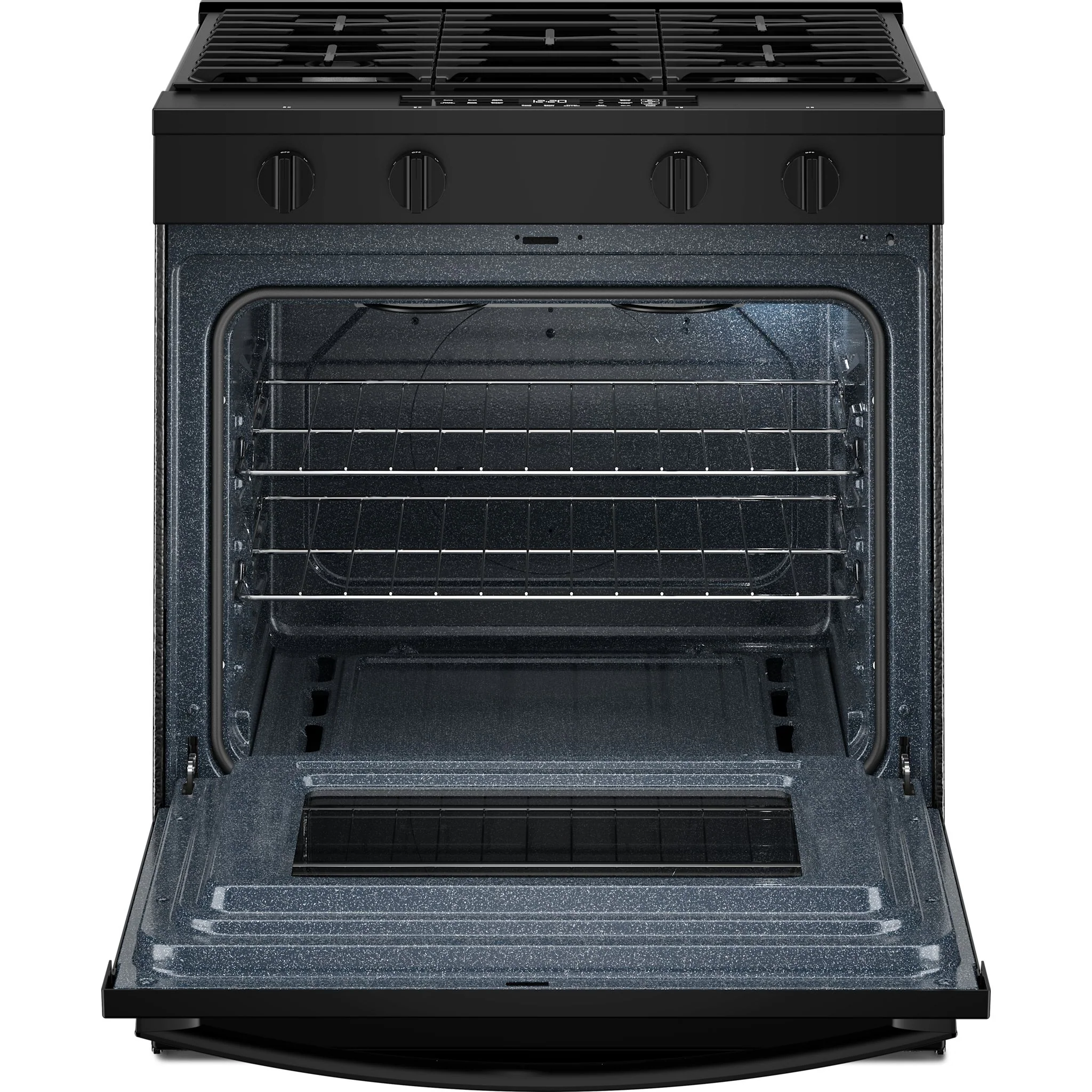 Whirlpool 30-inch Gas Smart Range with No Preheat Mode and Steam Clean - Black (WSGS3330TB) - Image 5
